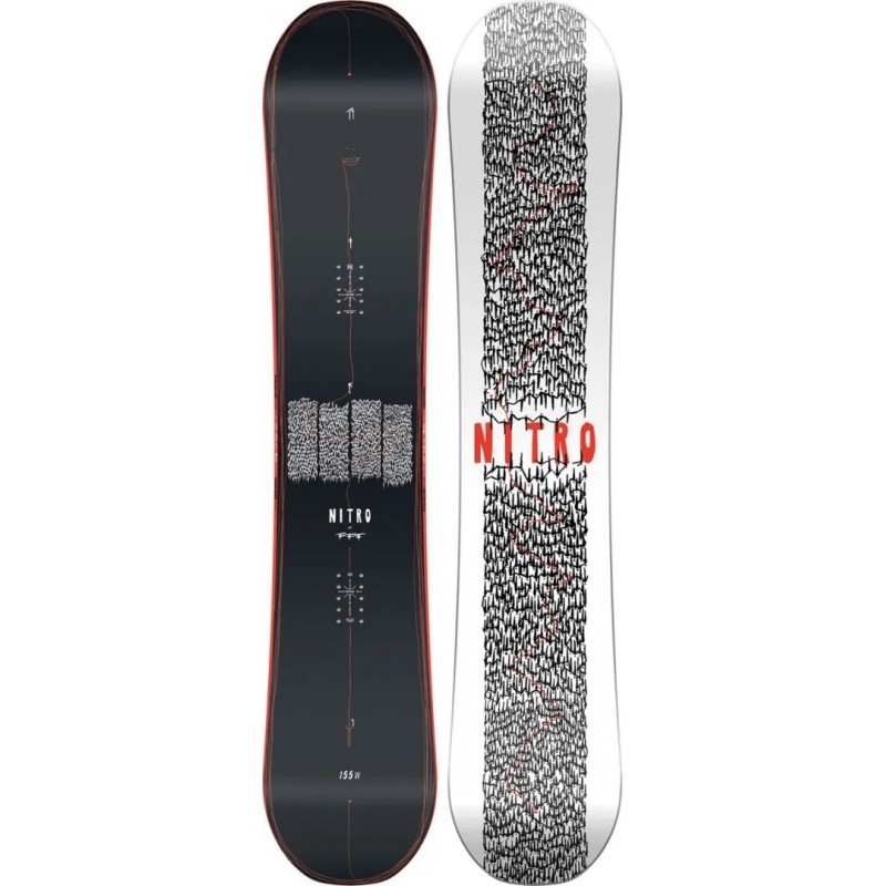 Tablas Snowboard Hombre Nitro Snowboards T1 X Fff - negro - 