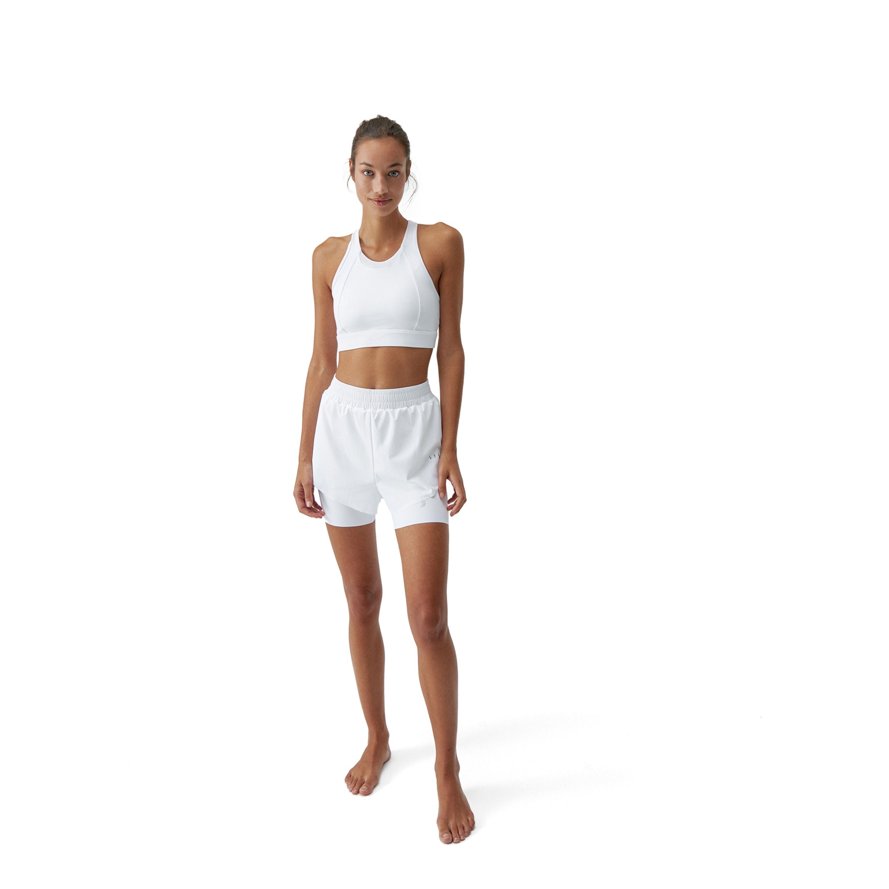 Shorts De Mujer Bikila Born Living Yoga - blanco - 