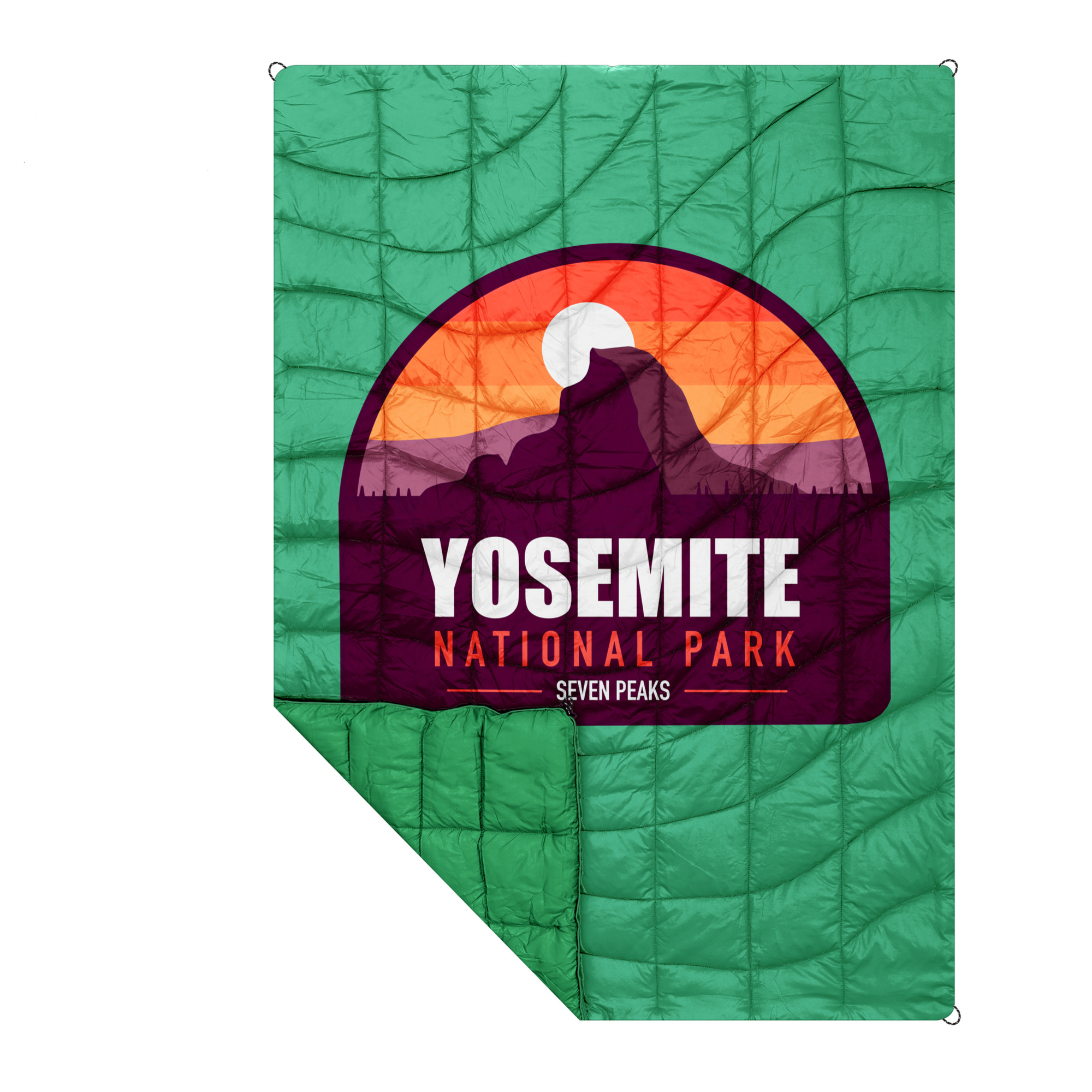Manta Camper Yosemite (Individual) - verde-blanco - 