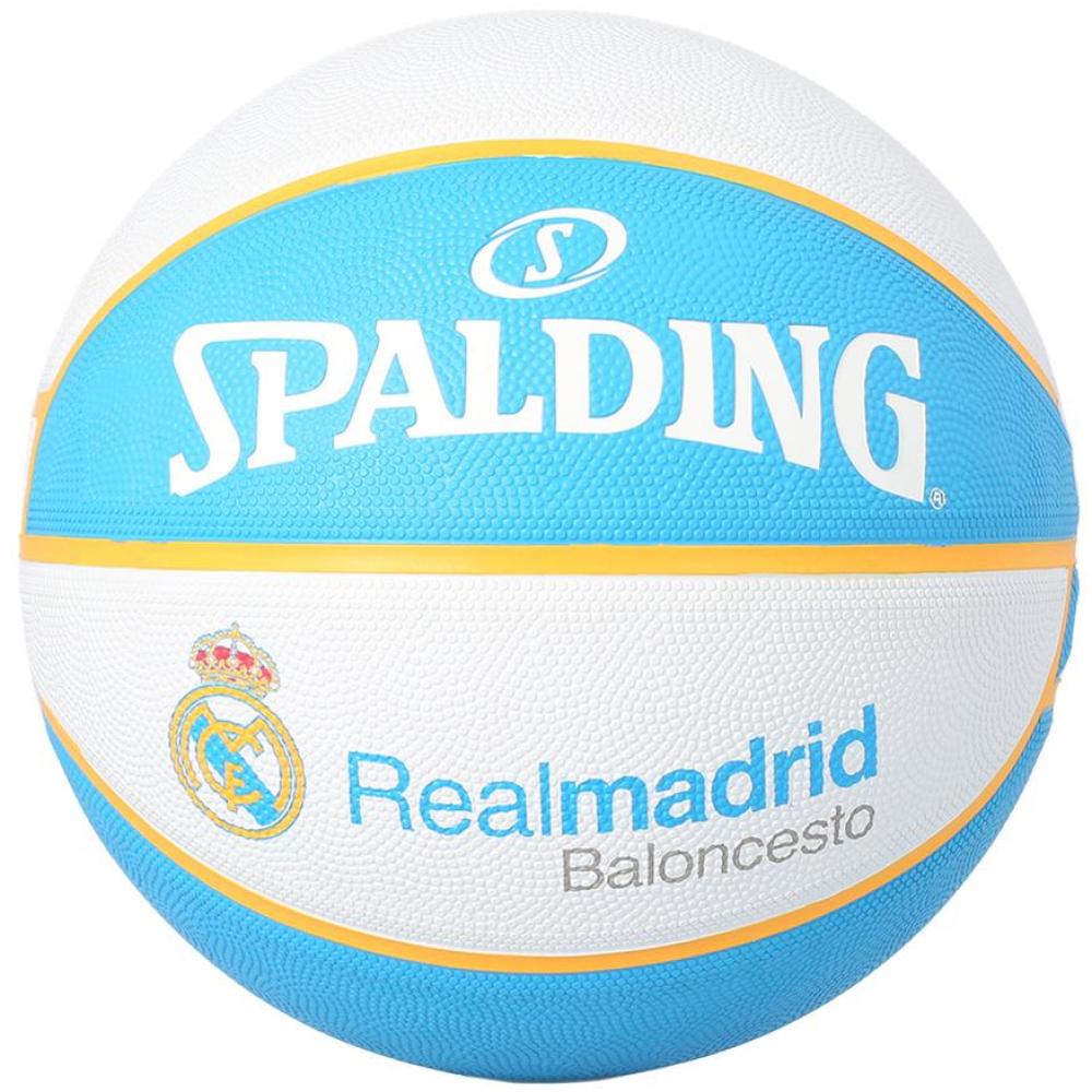 Bola De Basquetebol Spalding Real De Madrid Euroleague - blanco - 