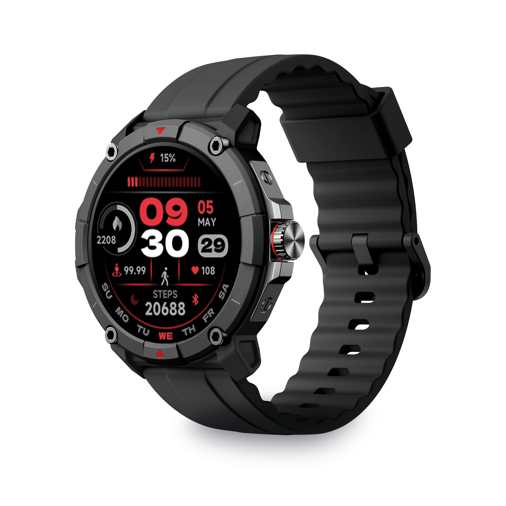 Smartwatch Ksix Compass - Navegação GPS integrada | Sport Zone MKP