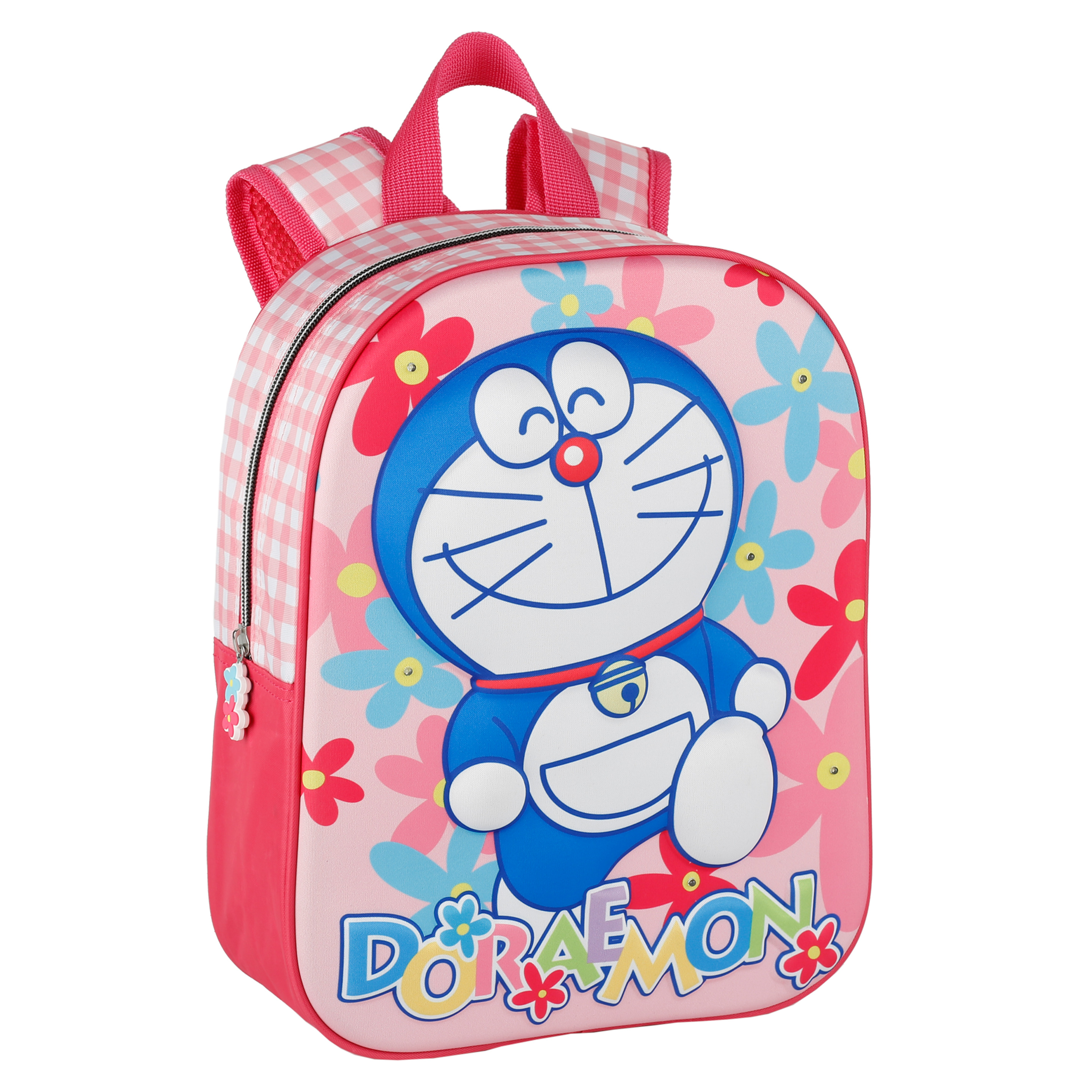 Mochila Doraemon Flower Power 3d Eva E Com Luzes - multicolor - 