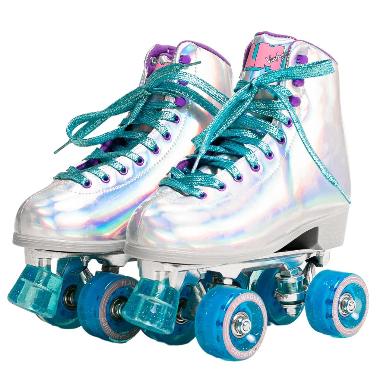 Patines 4 Ruedas Flamingueo Holográficos