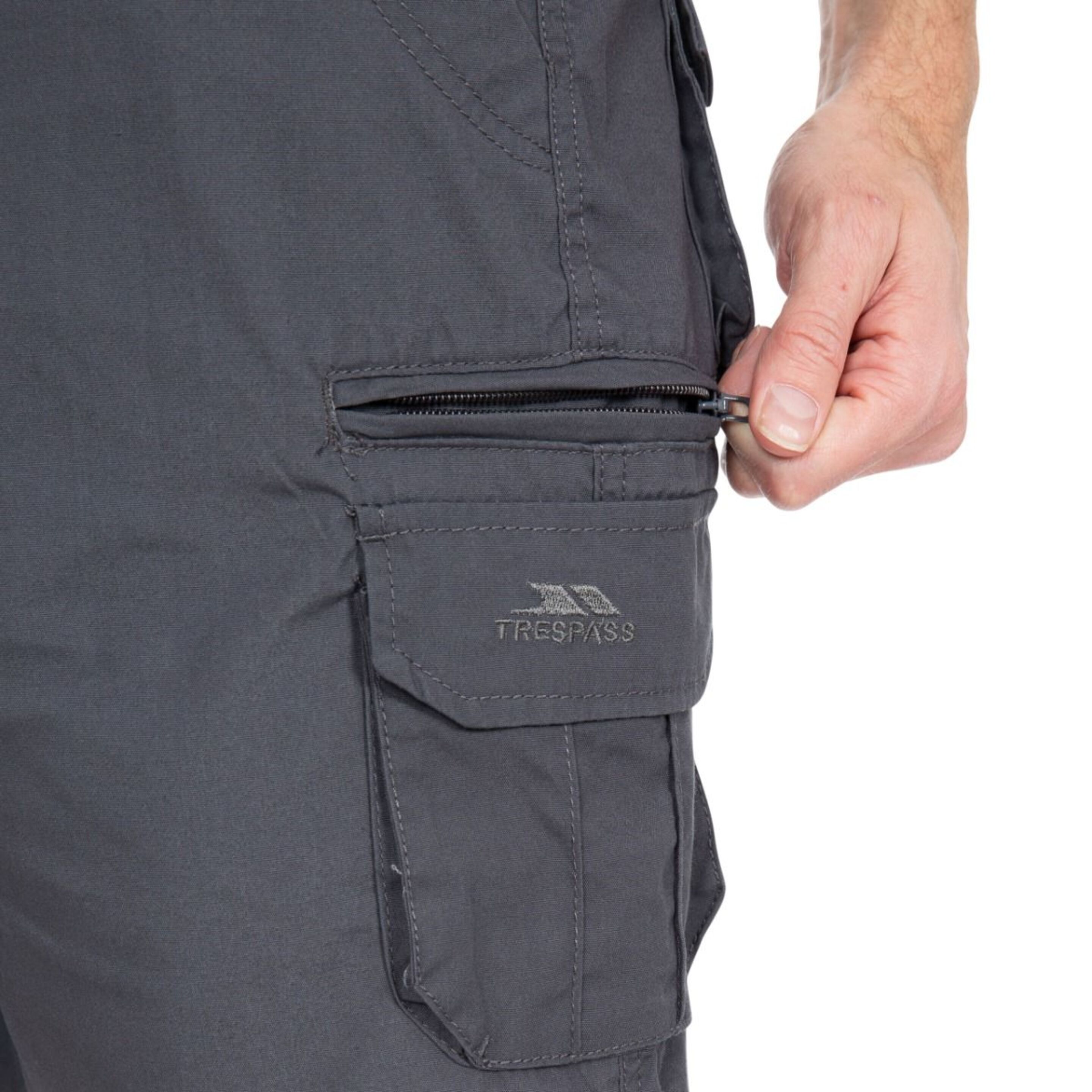 Pantalones Cargo De Hiking Repelentes Al Agua Modelo Gally Hombre Caballero Trespass (Grafito)