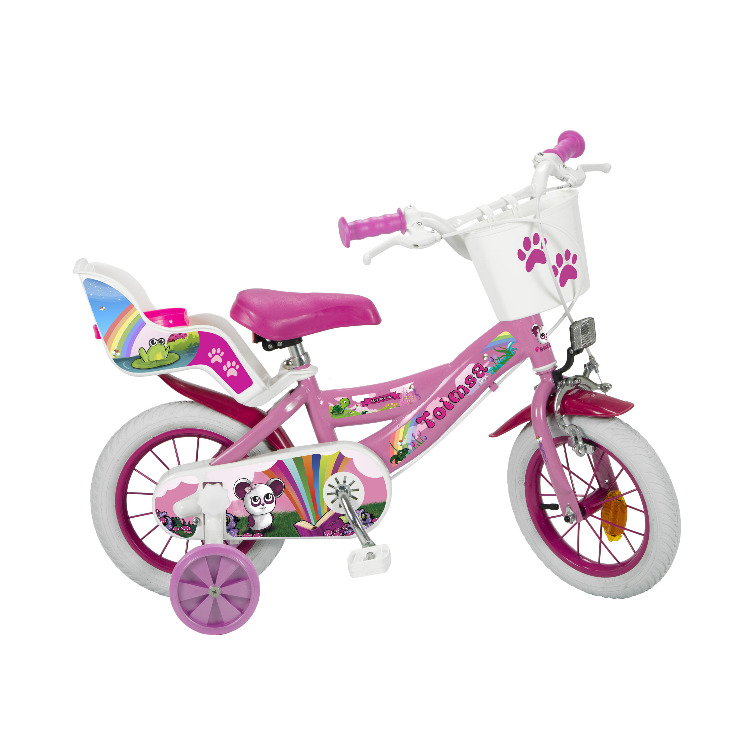 Bicicleta 12" Fantasy Toimsa - rosa - 