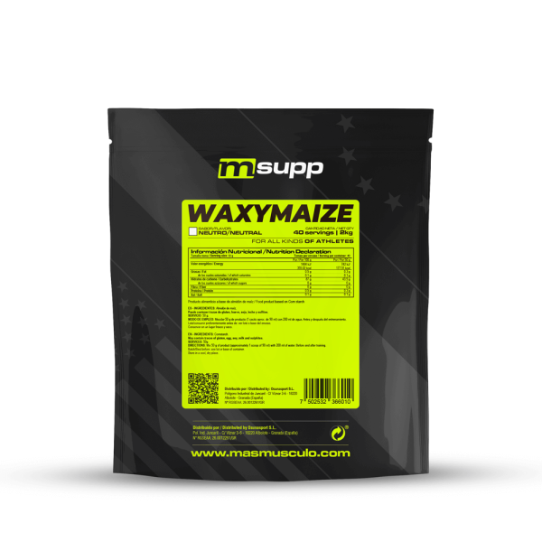 Waxymaize (Amilopectina) - 2kg De Masmusculo Fit Line Sabor Neutro