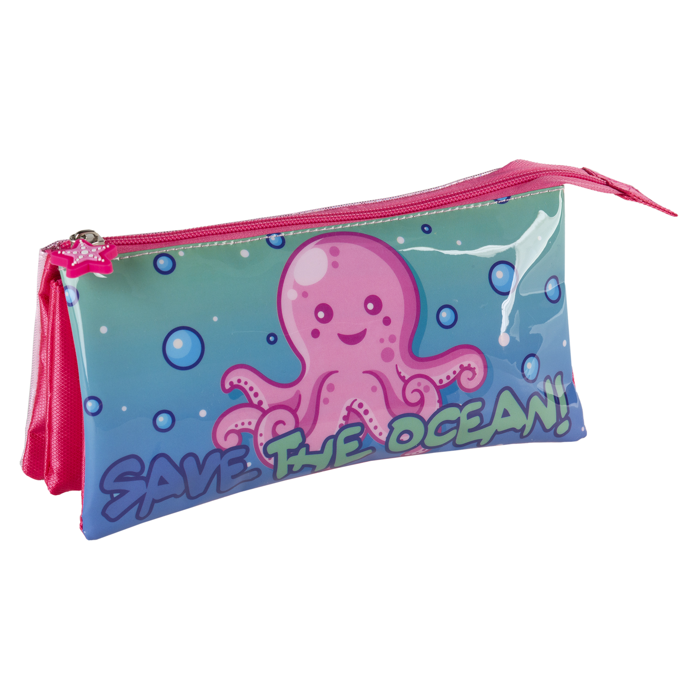 Estojo De Lápis Octopus Save The Ocean - multicolor - 