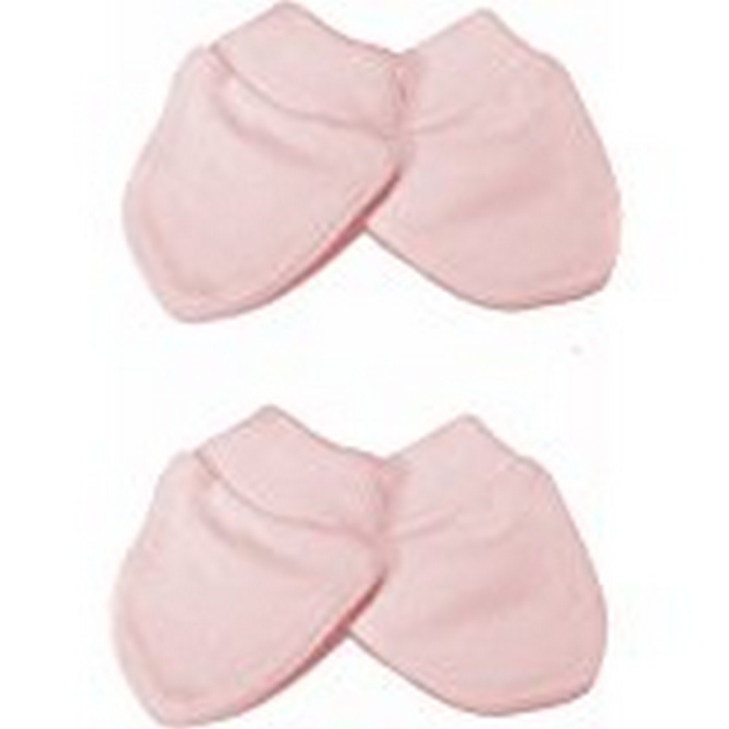 Manoplas Elásticas 100% Algodón Para Recién Nacido (Pack De 2 Pares) Universal Textiles (Rosa) - rosa  MKP