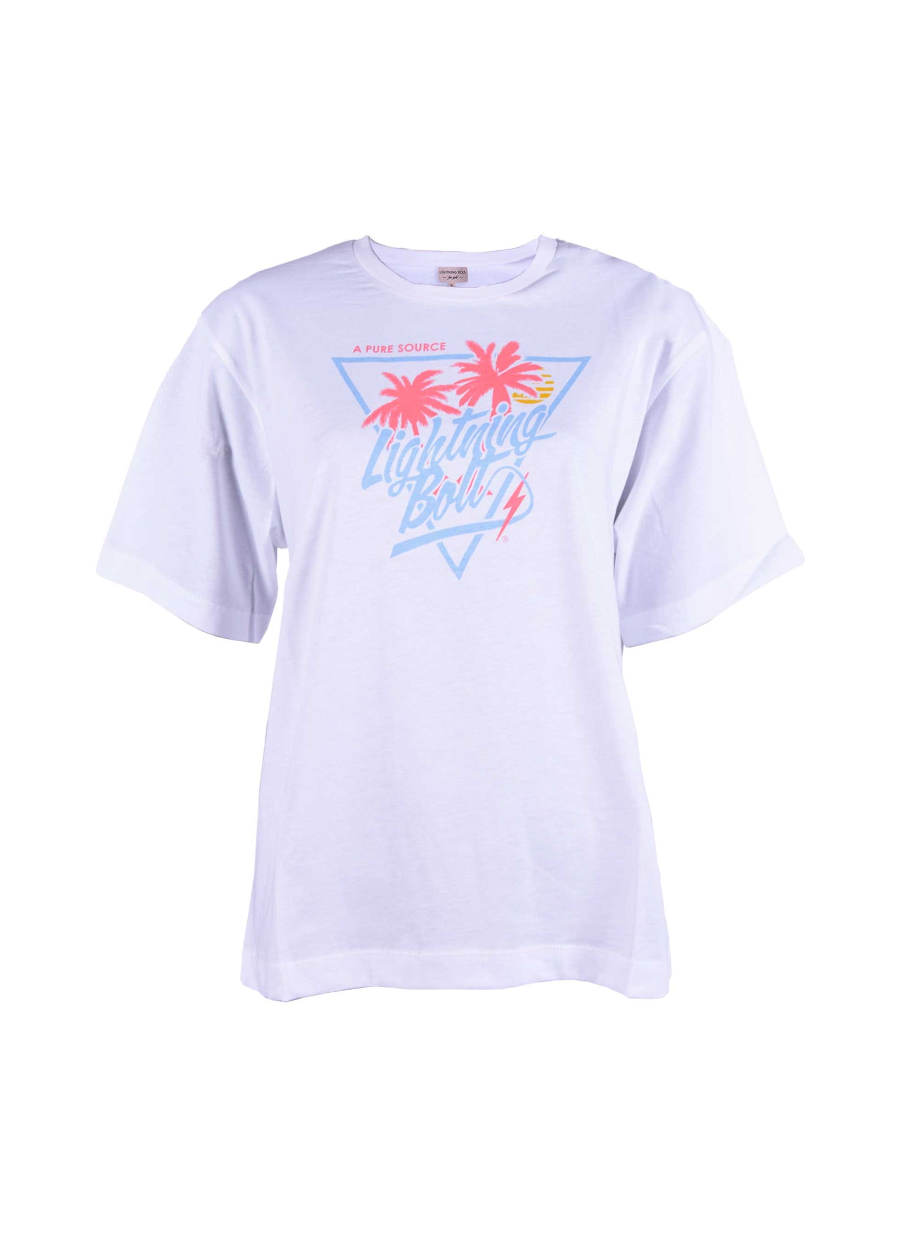 Camiseta De Manga Corta Lightning Bolt Lb Vice Tee - blanco - 