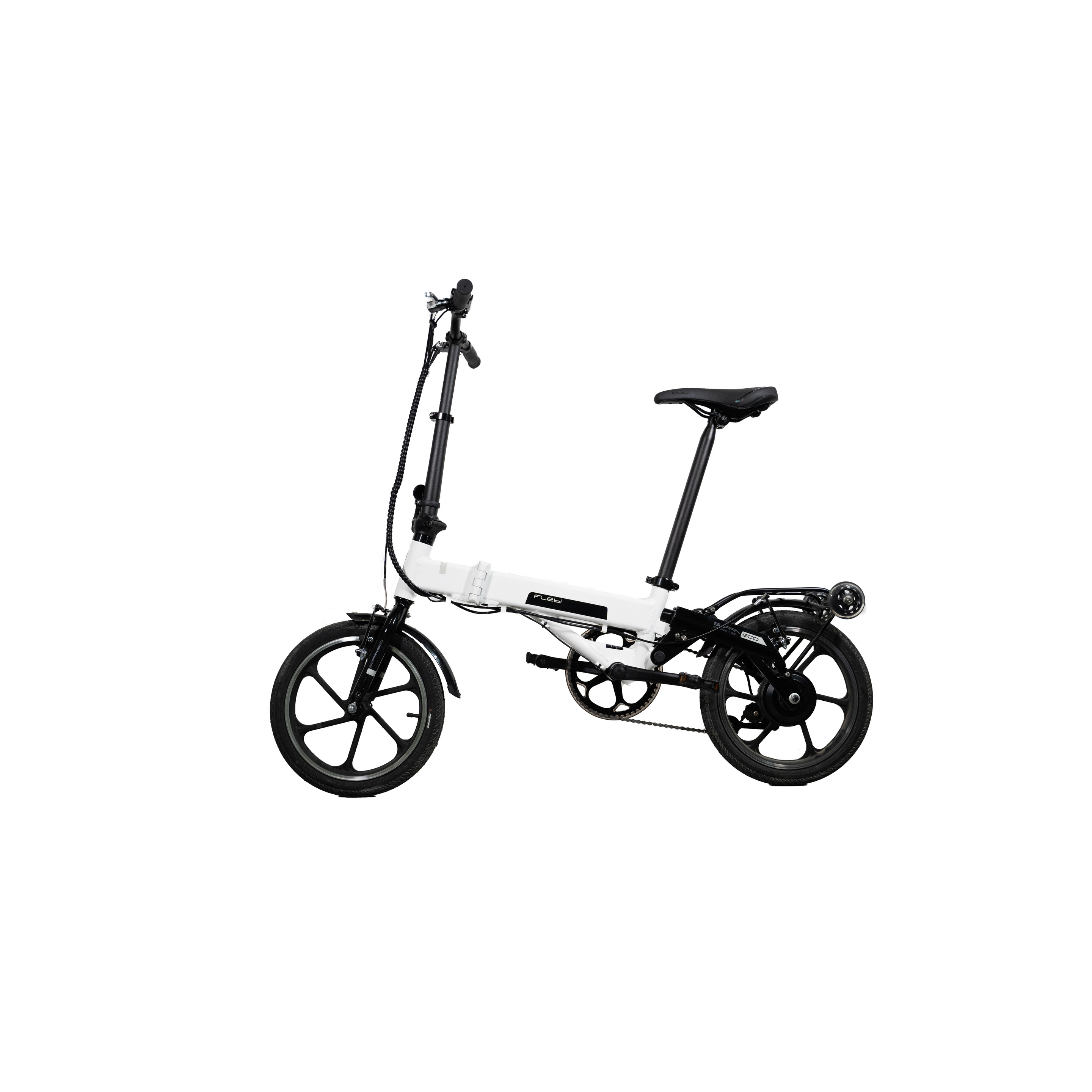 Bicicleta Eléctrica Plegable Supra Eco White