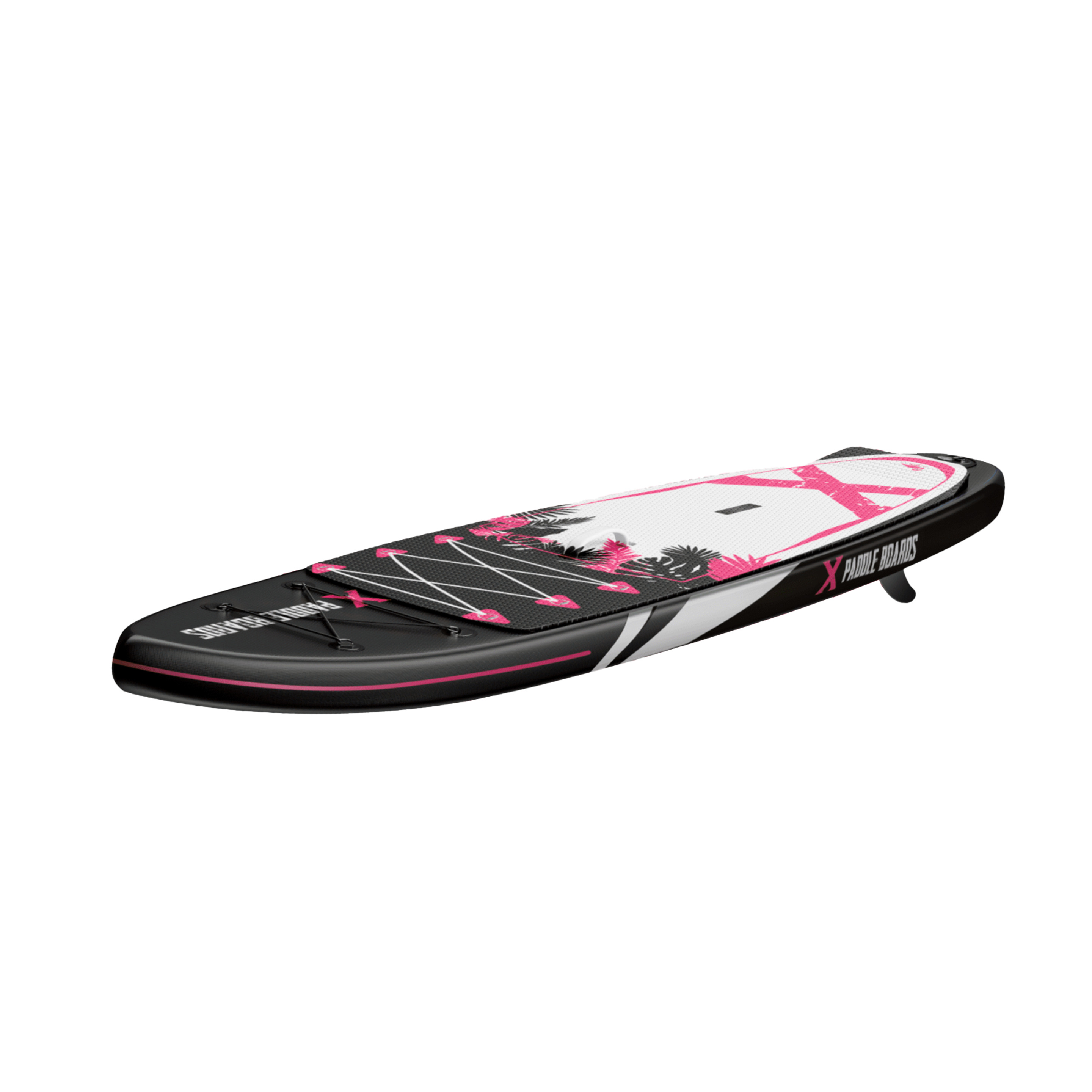 Tabla De Paddle Surf Hinchable  X-flamingo Kayak  310 X 82 X 15 Cm - Negro/Rosa  MKP