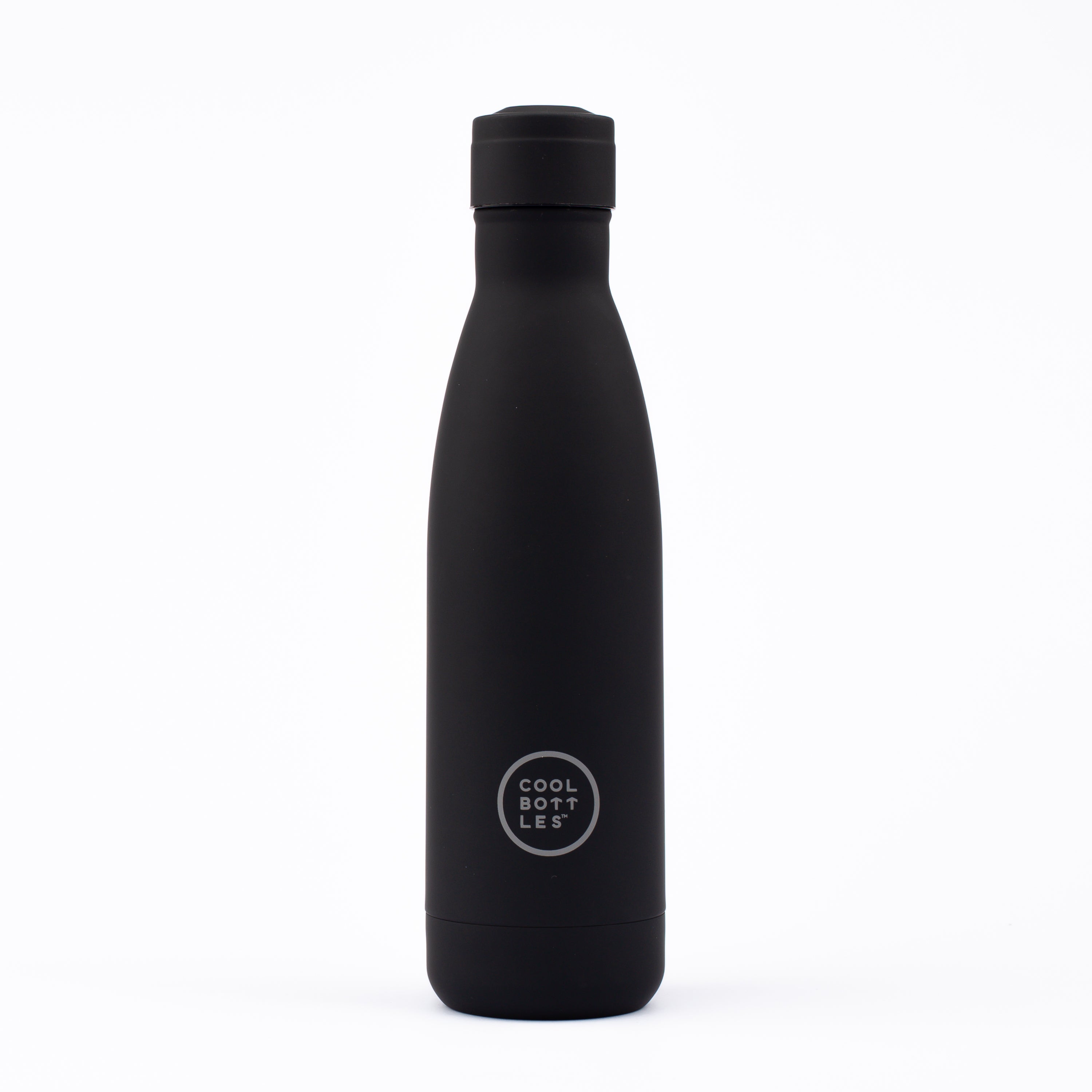 Garrafa Térmica De Aço Inoxidável Cool Bottles. Mono Black 500ml - negro - 