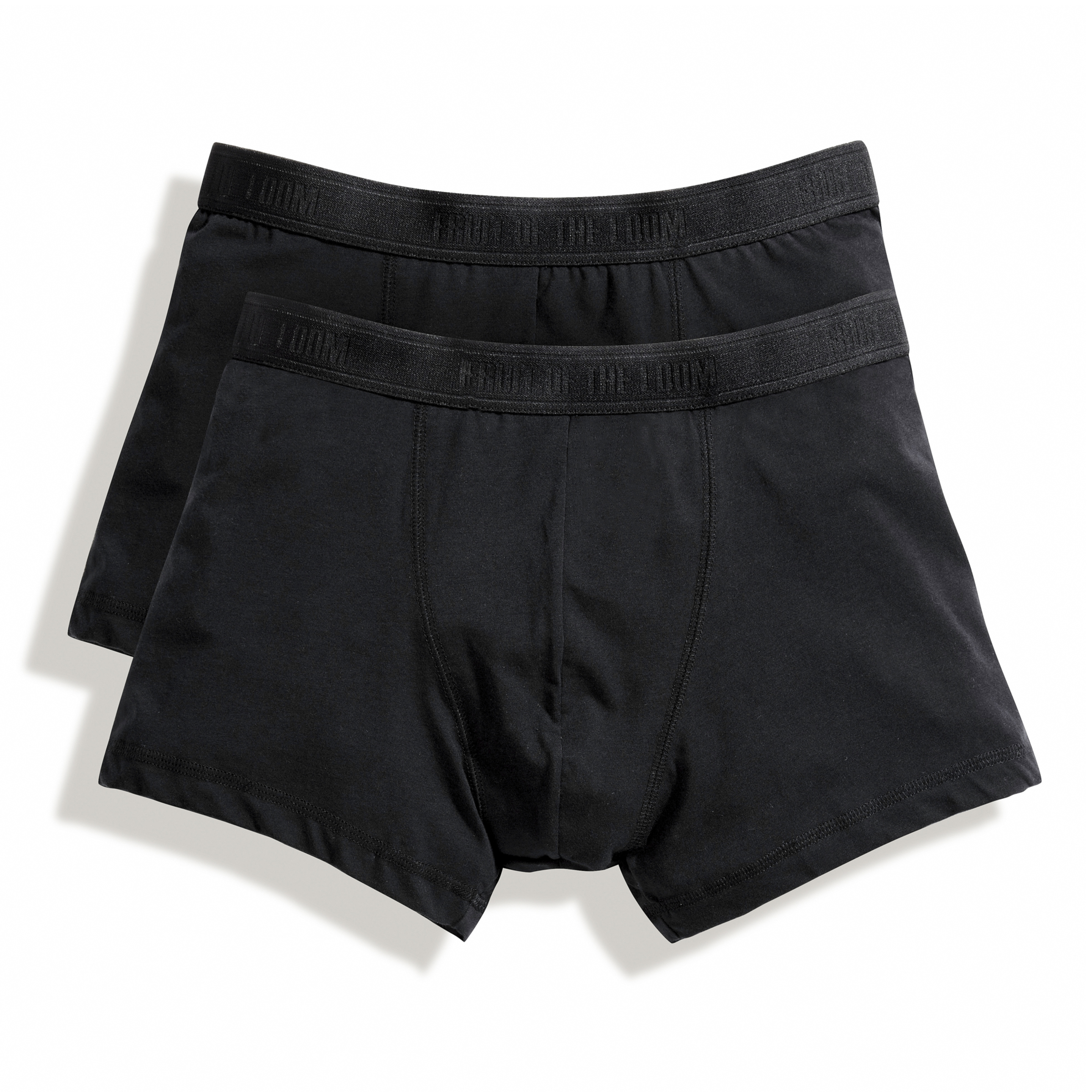 Calzoncillos Boxer Fruit Of The Loom Classic Shorty (pack De 2) - negro - 