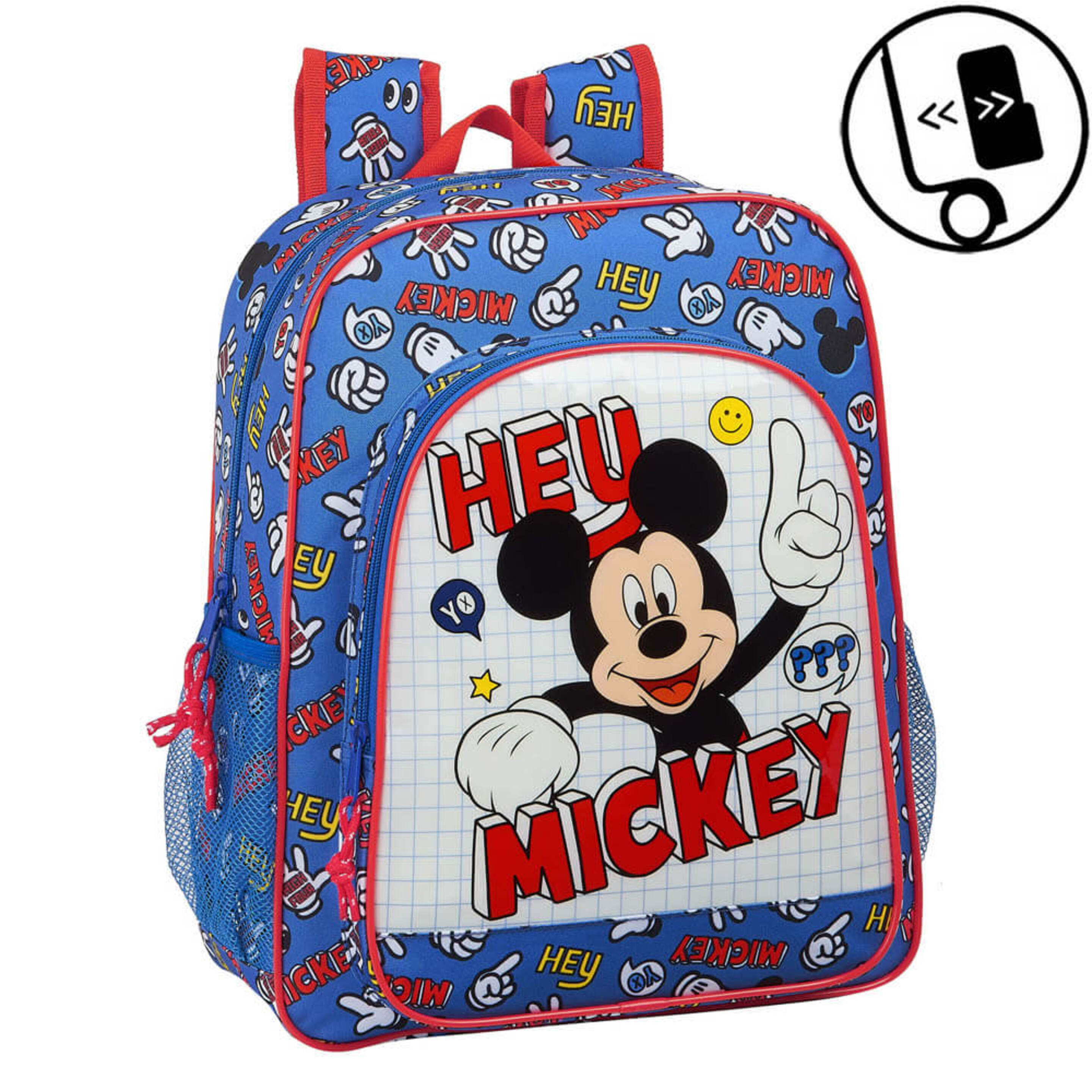 Mochila Adaptable Mickey Things Junior - multicolor - 