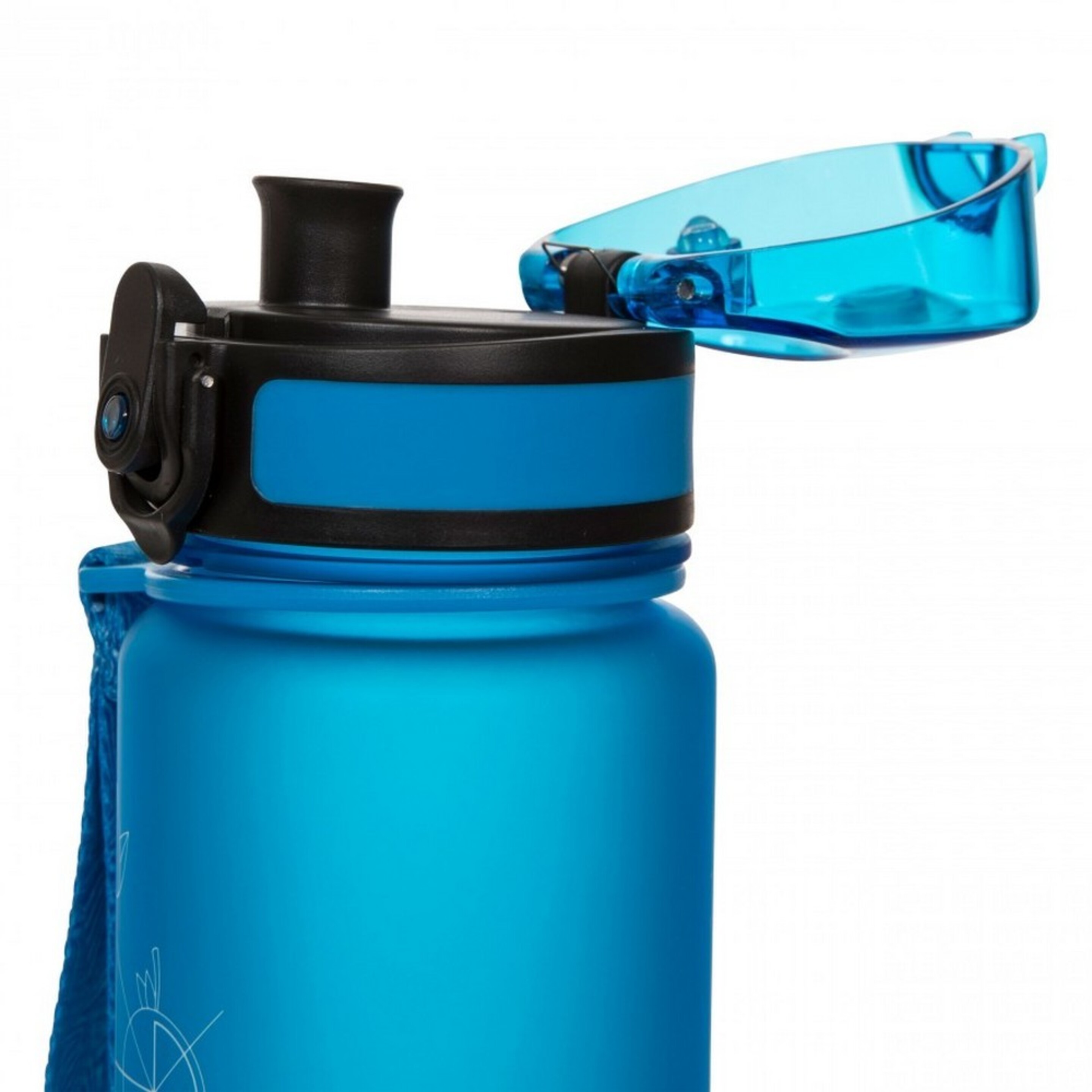 Trespass - Botella De Agua Deportiva Modelo Flintlock (Azul)