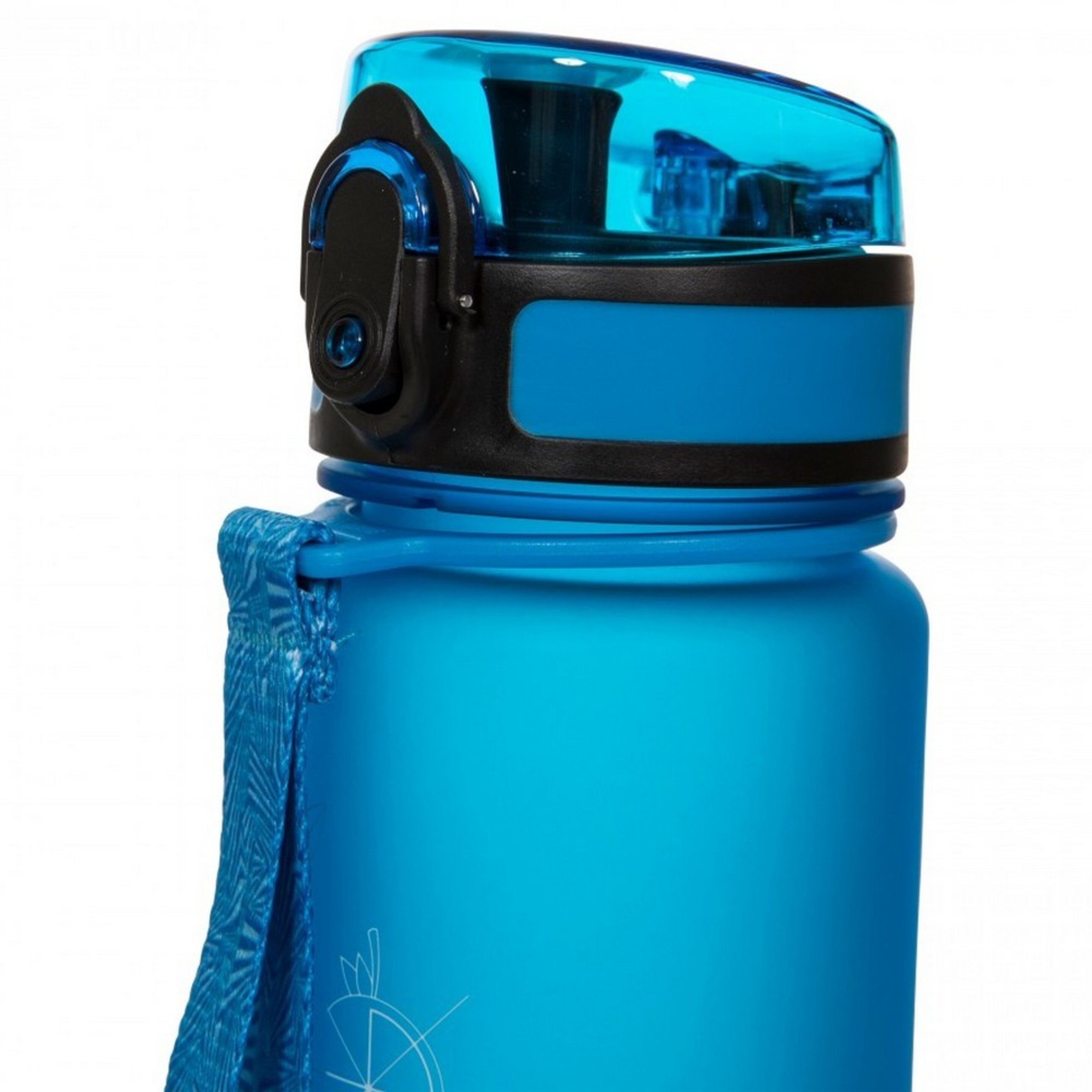 Trespass - Botella De Agua Deportiva Modelo Flintlock (Azul)