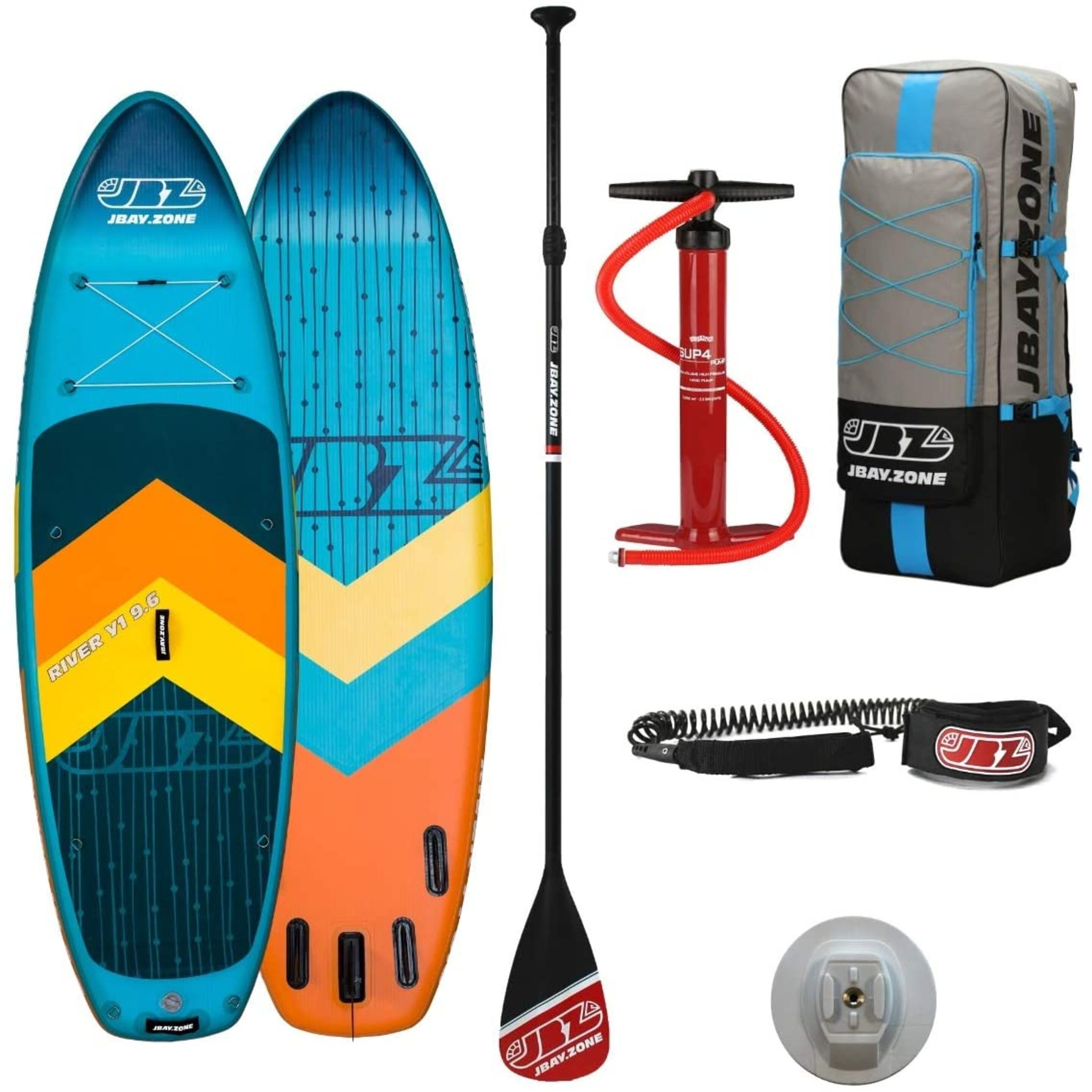 Tabla De Stand Up Paddle Surf Hinchable Jbay.zone Sup River Y1  Whitewater Sup