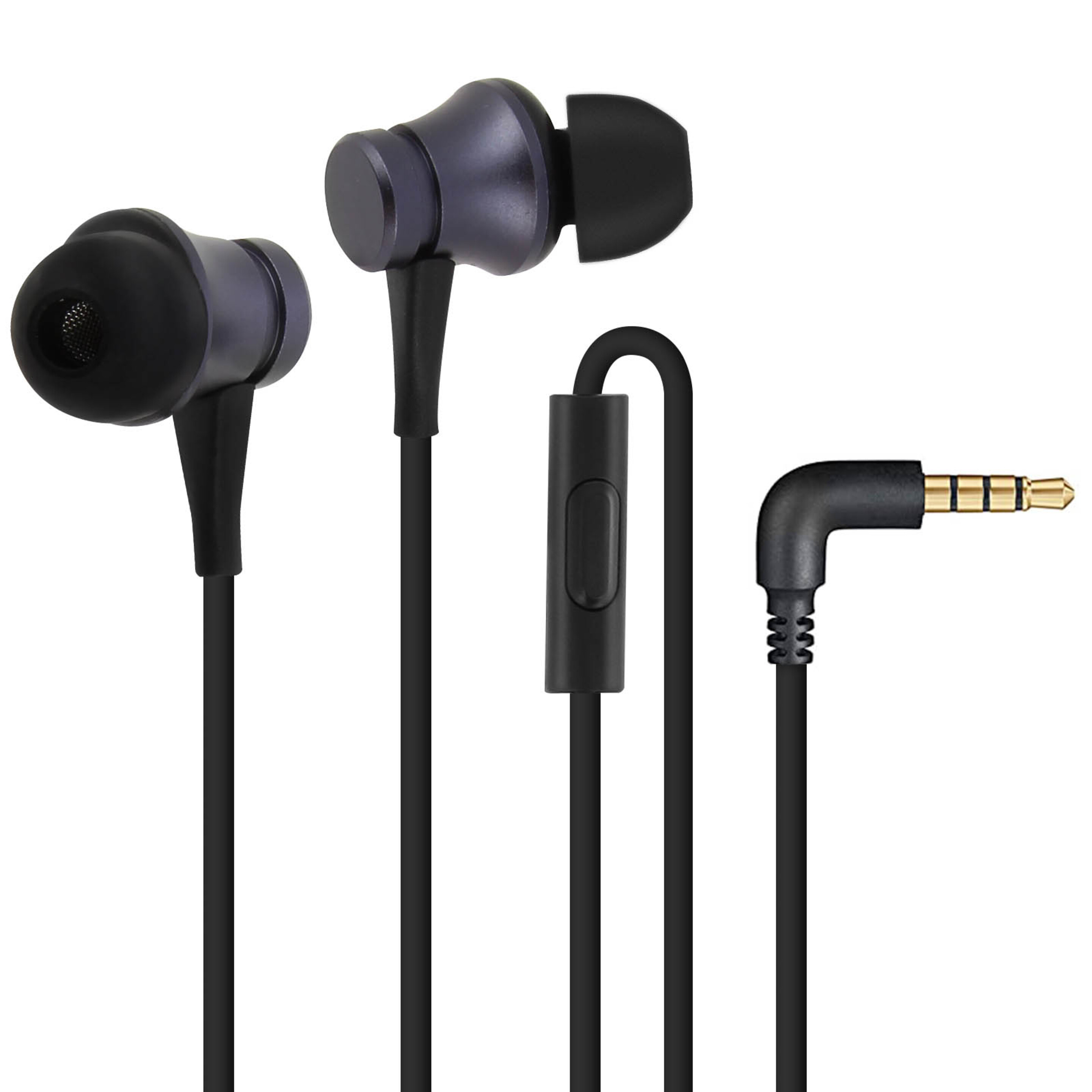 Auriculares Xiaomi Por Cable Jack 3.5 Mm Estã©reo Botã³n Multifunciã³n - Negro