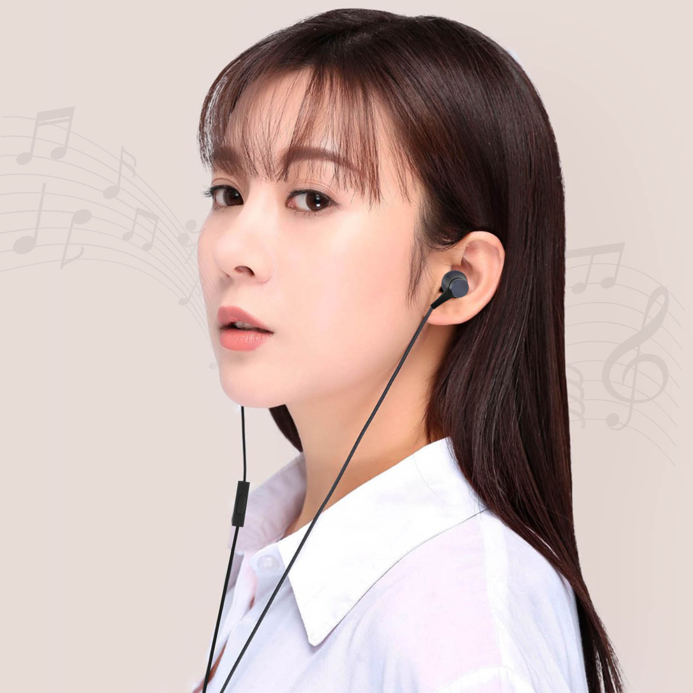 Auriculares Xiaomi Por Cable Jack 3.5 Mm Estéreo Botón Multifunción