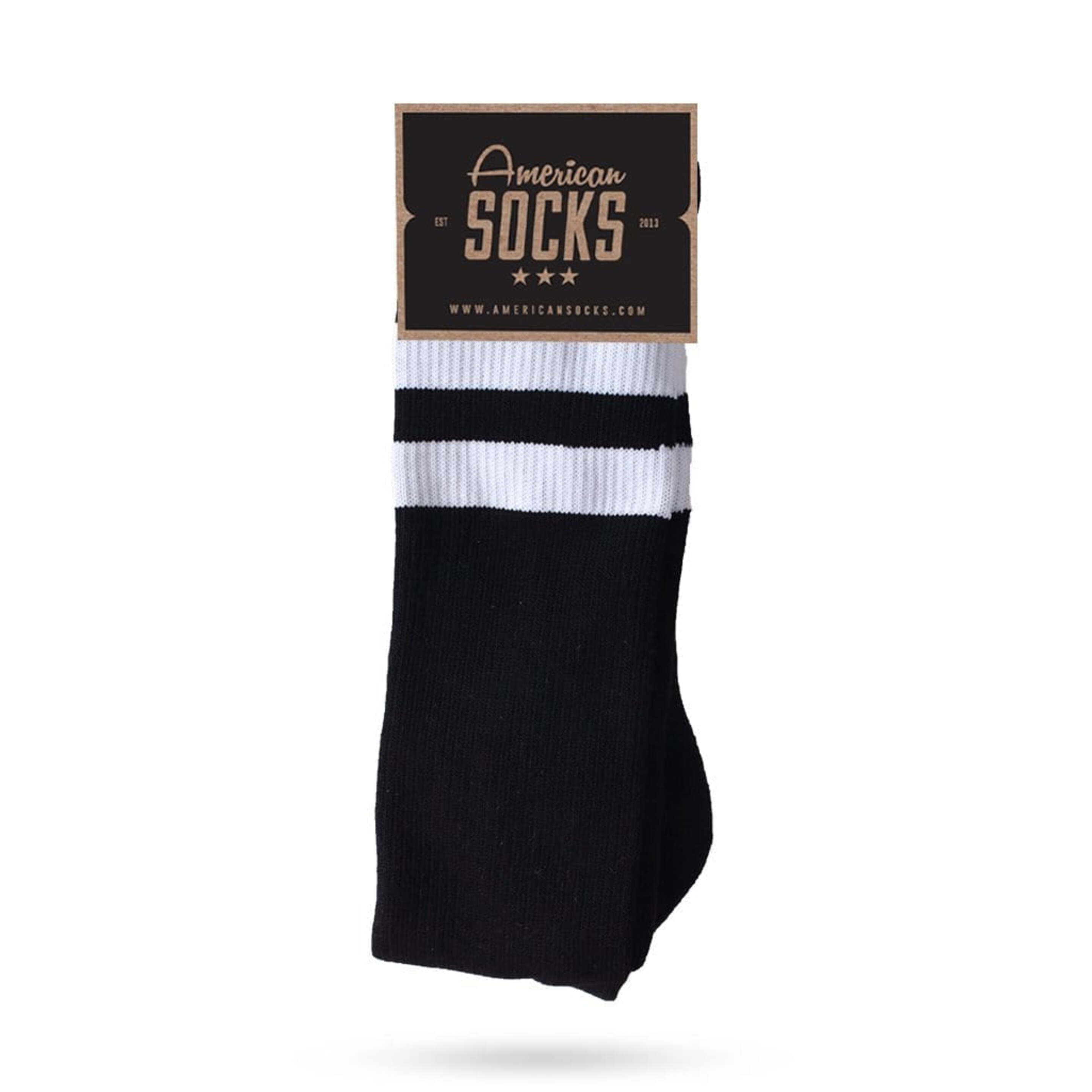 Calcetines American Socks  Back In Black Knee High - Negro - Calcetines Técnicos De Deporte  MKP