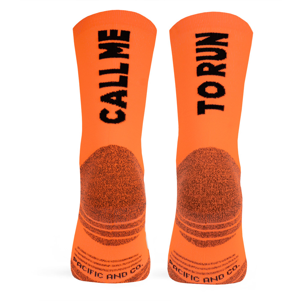 Calcetines Running Pacific And Co Callme - naranja-fluor - 