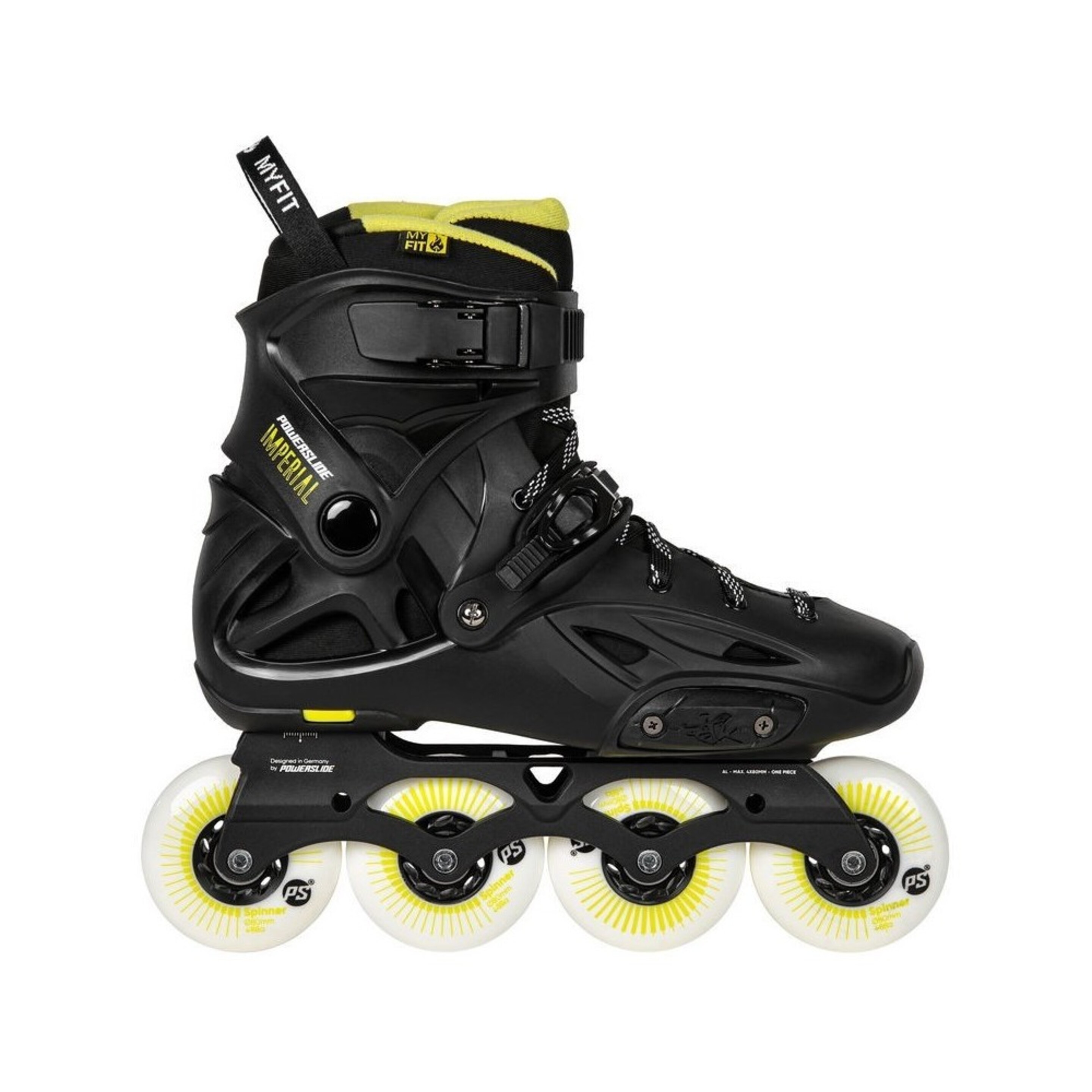 Powerslide Imperial One Black Yellow 80