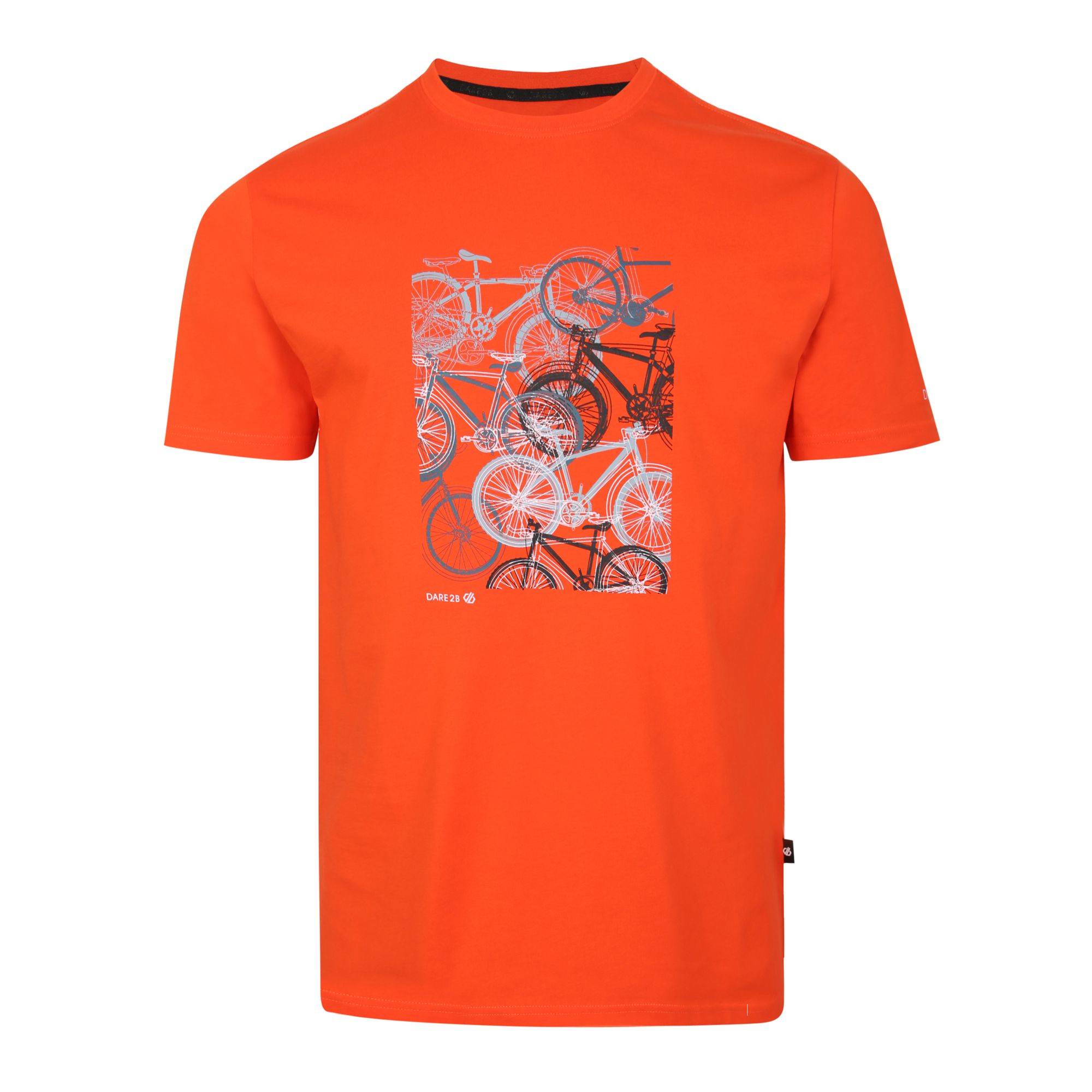 Camiseta De Algodón Dare2b Fundament Trail Blaze Dmt686 - naranja - 