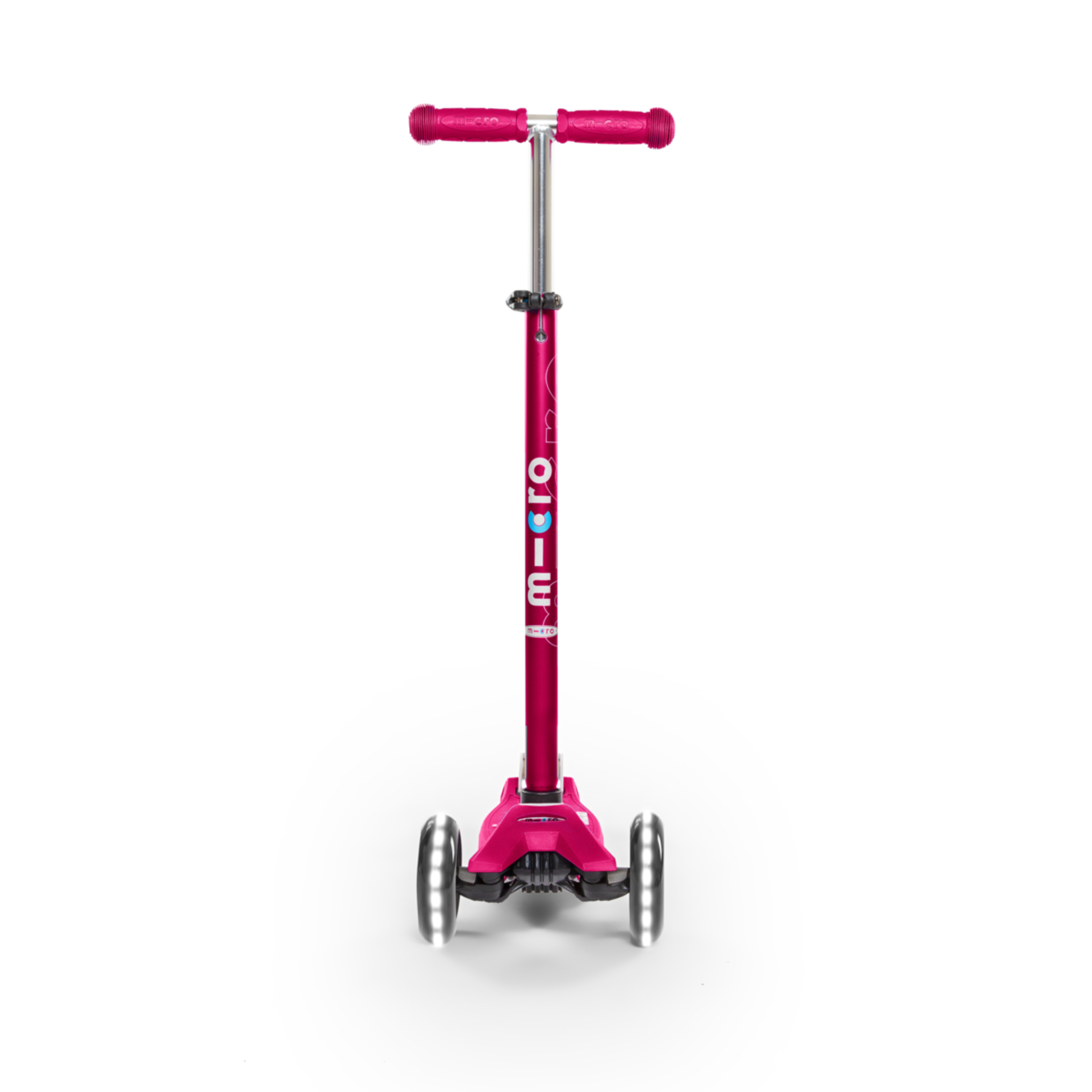 Patinete Maxi Micro Deluxe Rosa Led