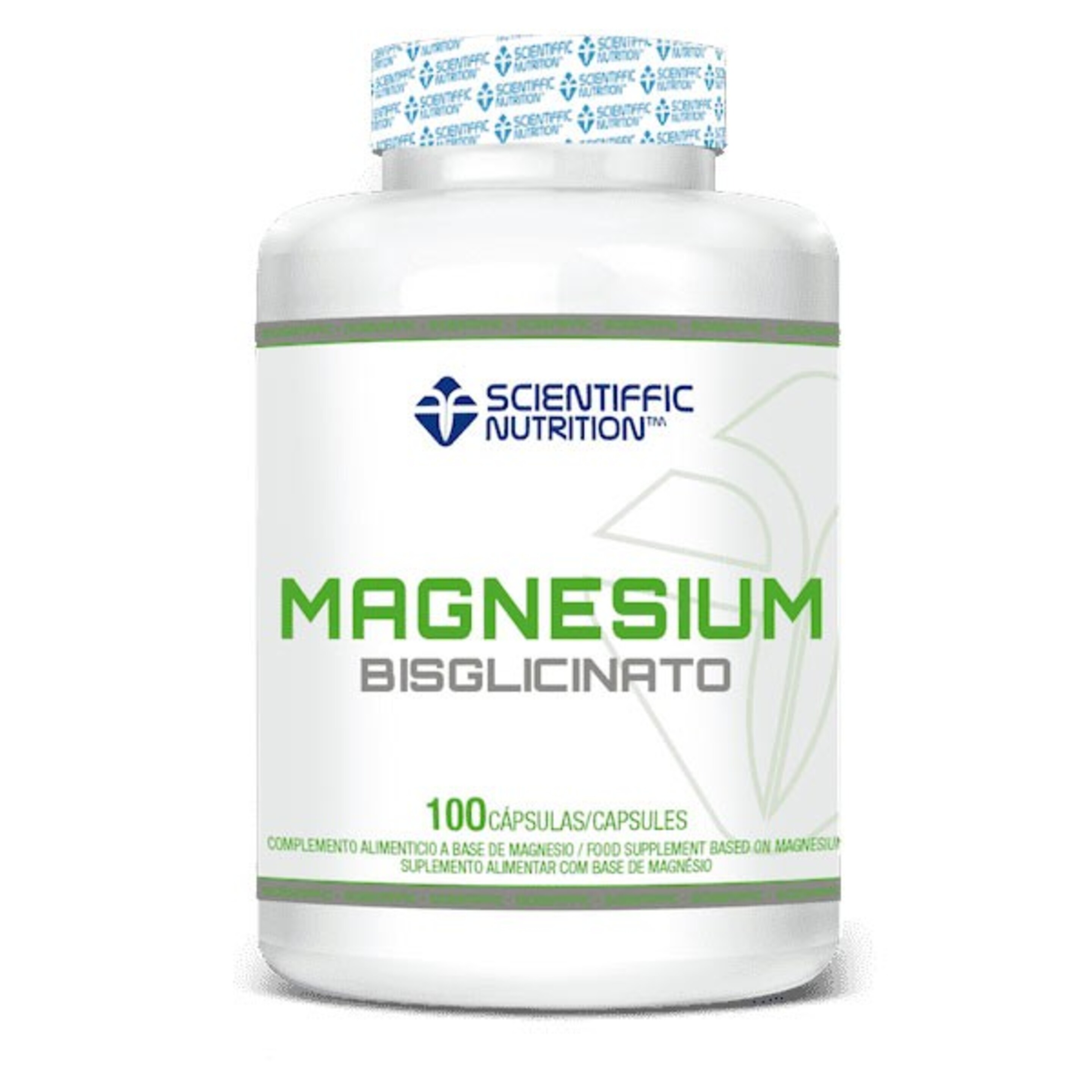 Scientiffic Nutrition Magnesio Bisglicinato Mineral Para Fortalecer Los Huesos 100 Cápsulas -  - 