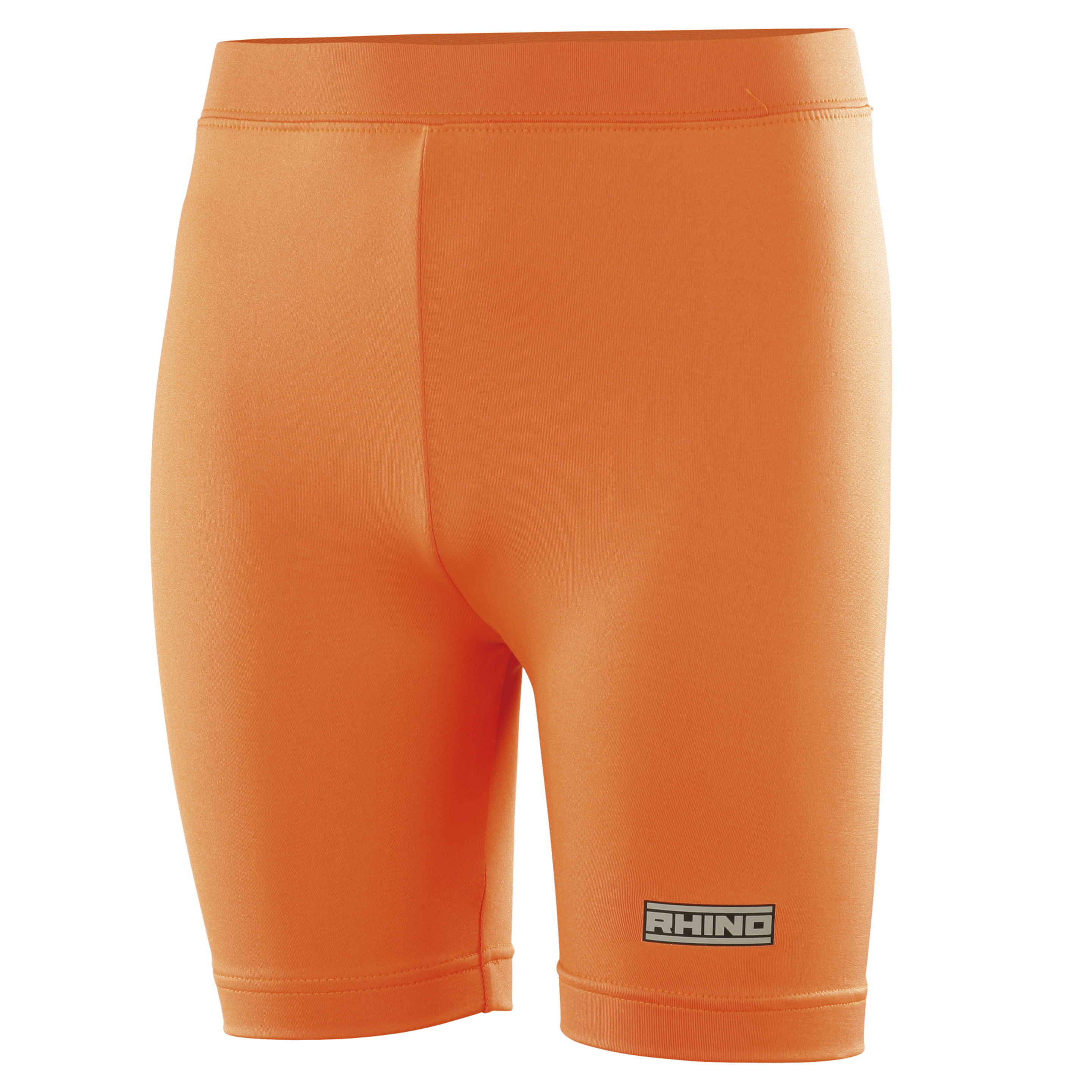 Pantalón Corto Interior Térmicos Deportivos Para Niños Rhino (Naranja)