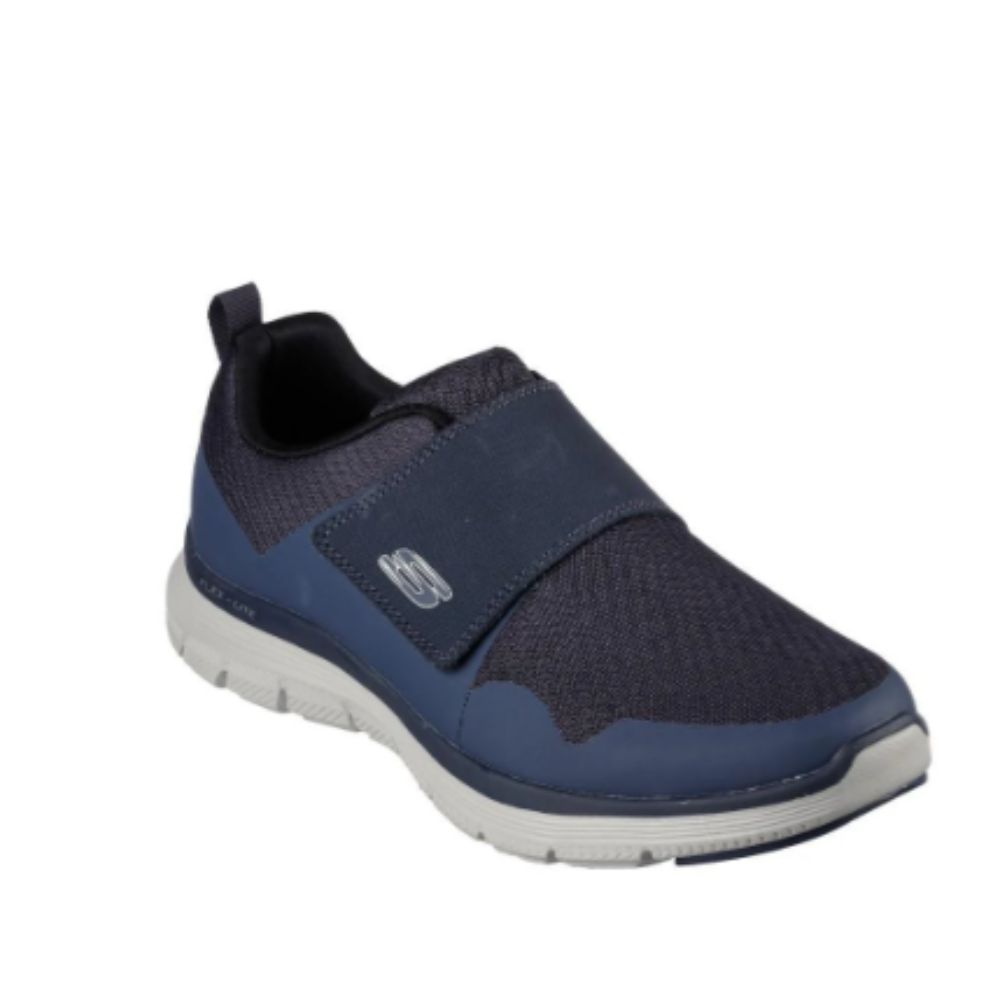 Calçado Com Velcro De Caminhada Skechers Flex Advantage 4.0. Azul Marinho