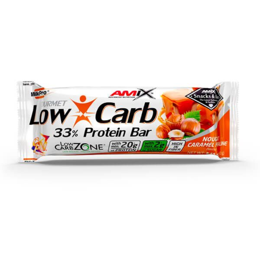 Low Carb Protein Bar 60 Gr 1 Ud Avellana - Caramelo -  - 