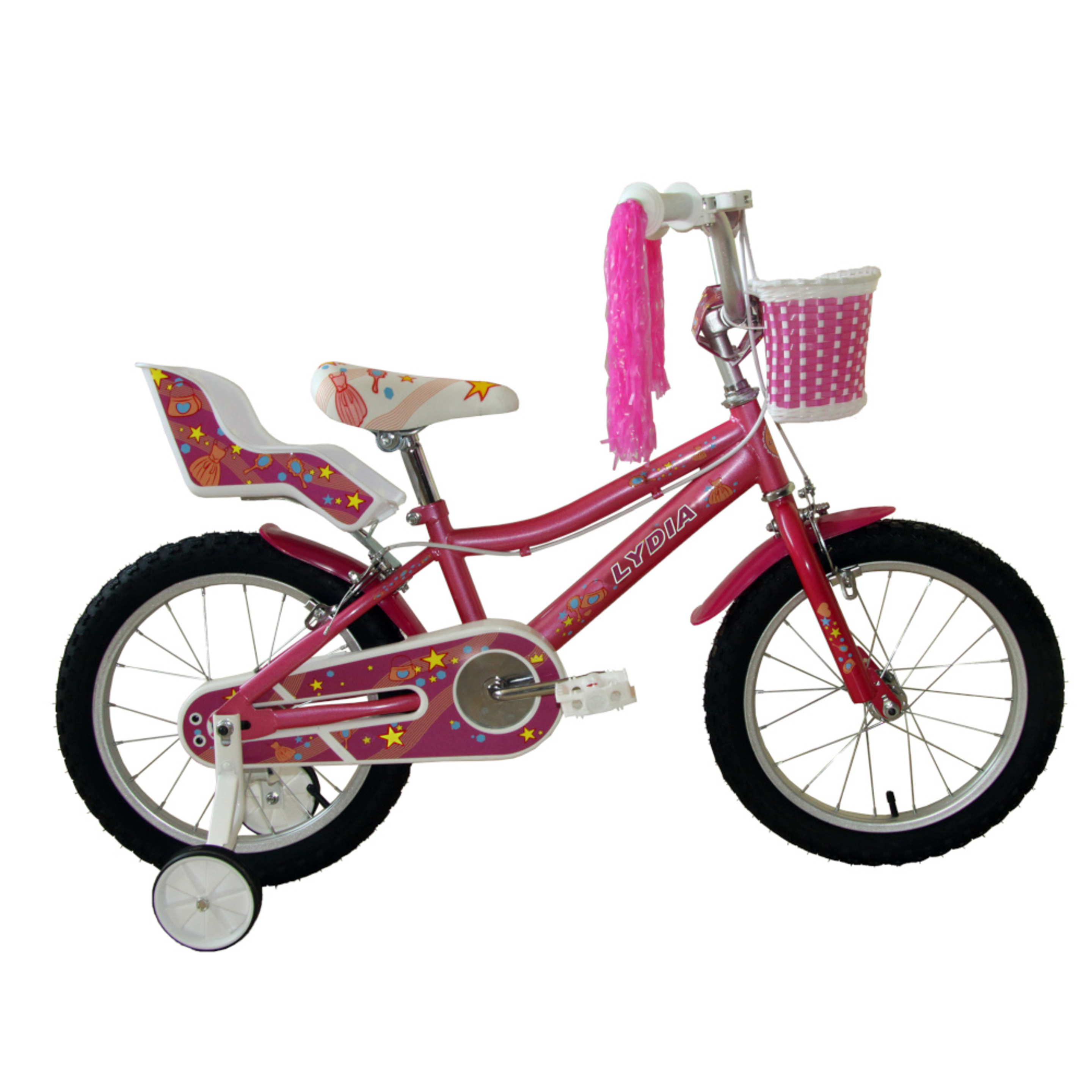 Bicicleta De Montanha Infantil 16" Lydia - rosa - 
