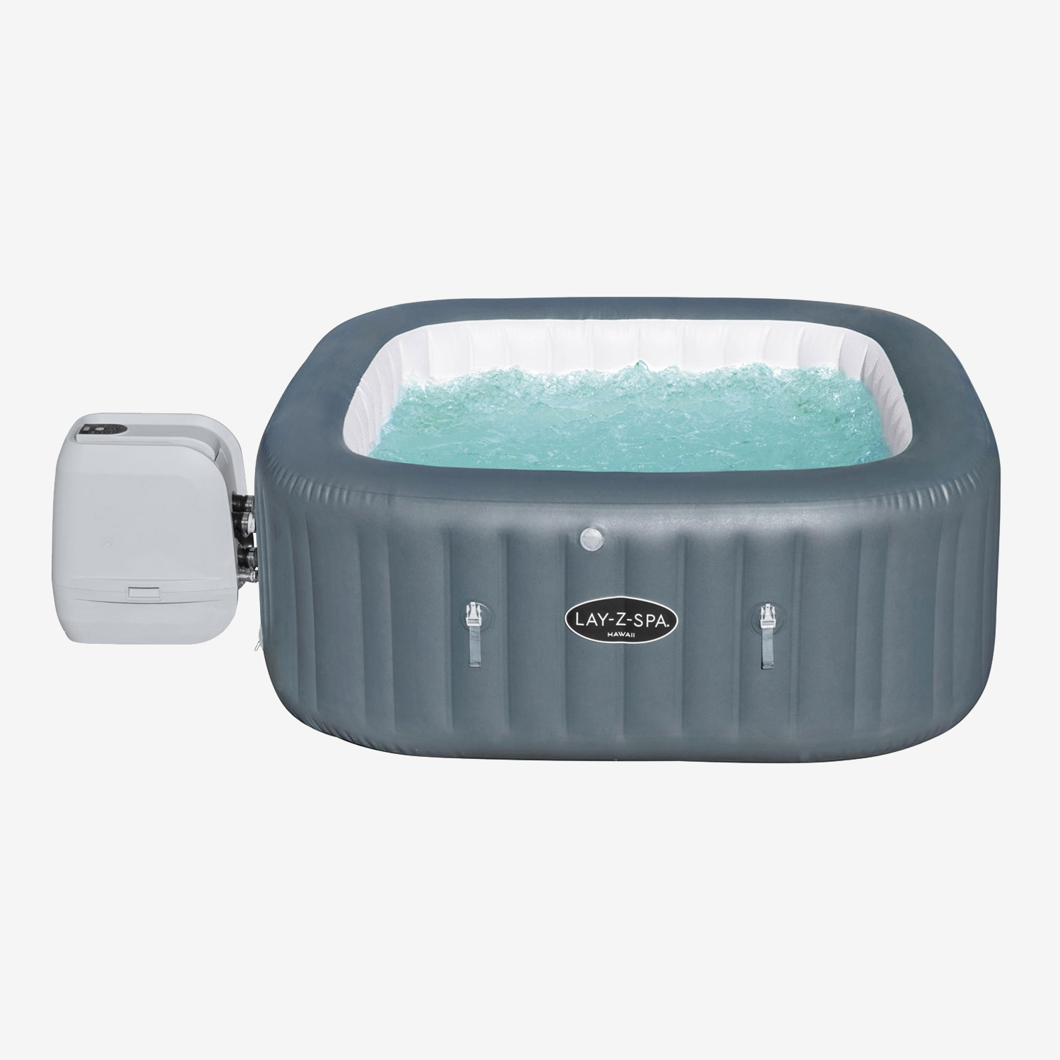 Spa Hinchable Bestway Lay-z-spa Hydrojet Pro 6 Personas - gris - 