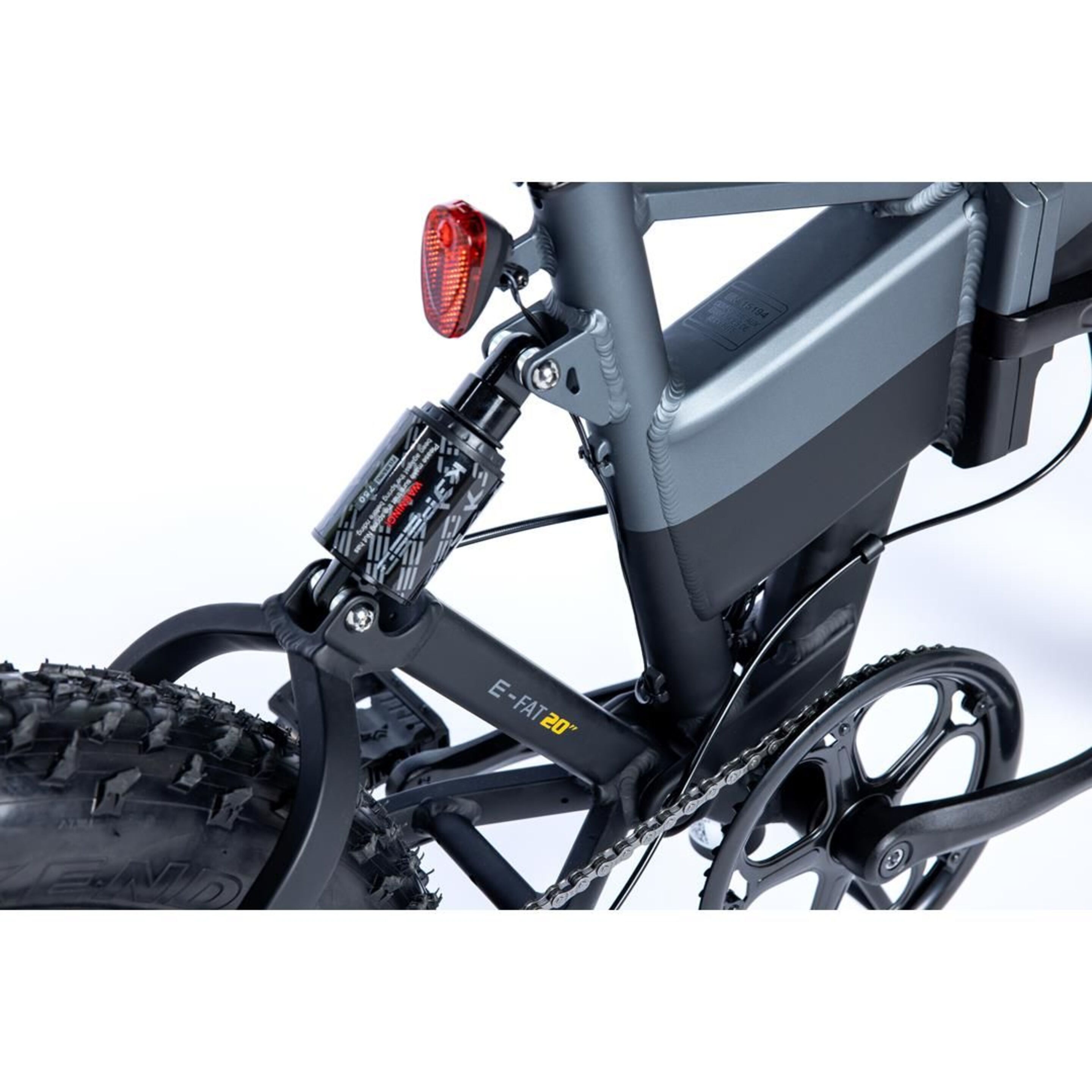 Bicicleta Electrica Momabikes E- Fat 20 Pro - Gris/Negro - E-fat 20 Pro Plegable  MKP