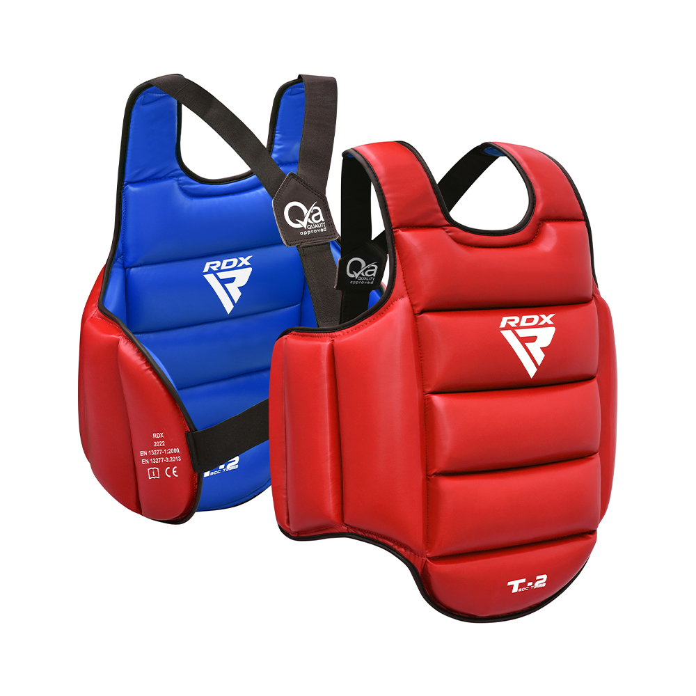 Rdx Protector De Pecho Tkd Protección De Cuerpo Mma Boxeo Vientre Para Pecho Peto (Reversible)