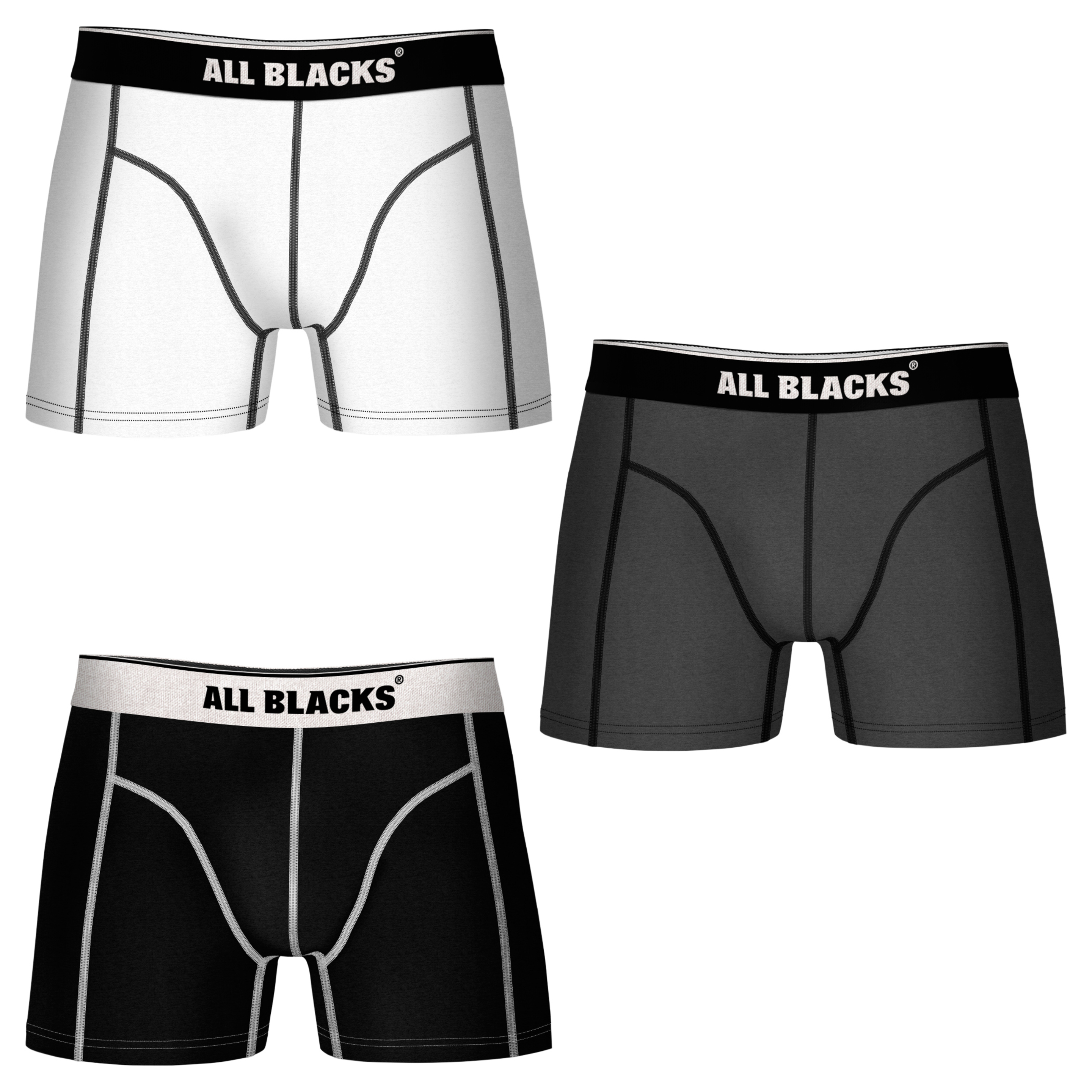 Calzoncillos Boxer All Blacks (Pack 3)