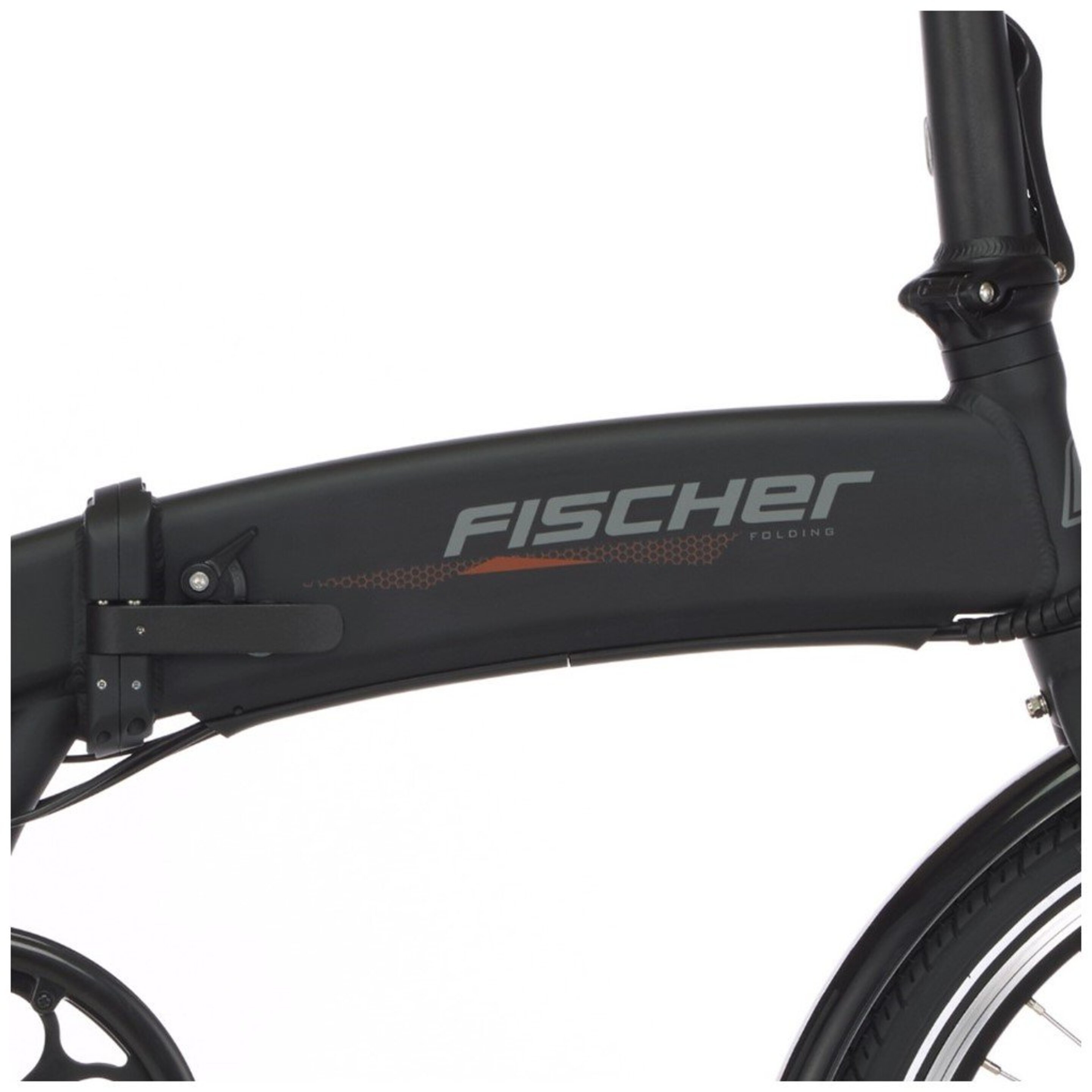 Bicicleta Eléctrica Plegable Fr 18 Negra Fischer