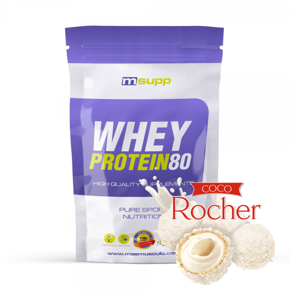 Whey Protein80 - 1kg De Mm Supplements Sabor Coco Rocher -  - 