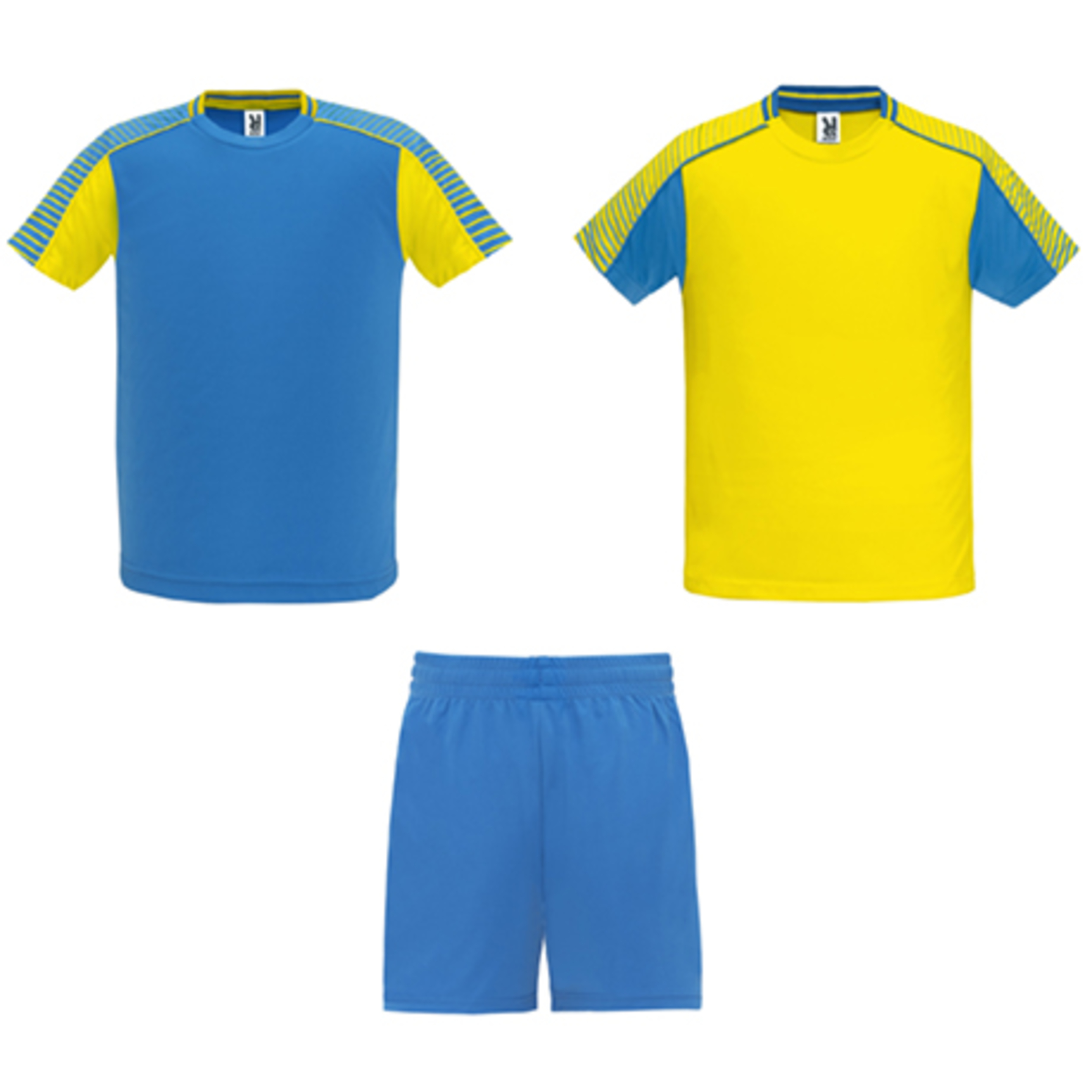 Conjunto Deportivo Juve 2 Camisetas Y 1 Pantalón - azul - 