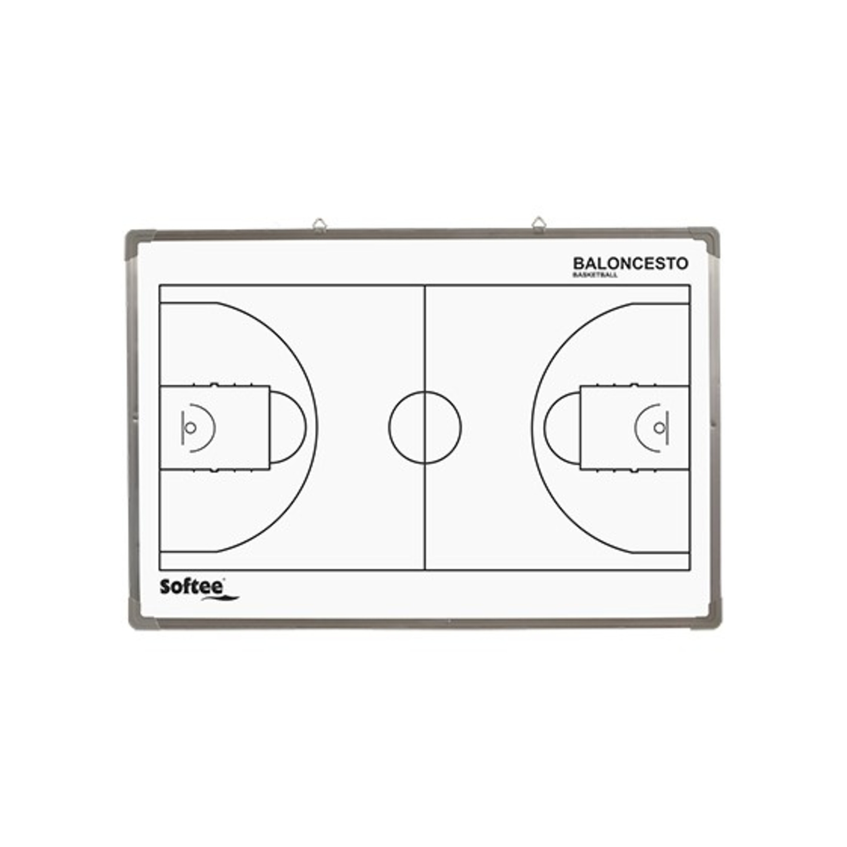 Pizarra Magnética Cerco De Aluminio 45 X 60 Cm Baloncesto