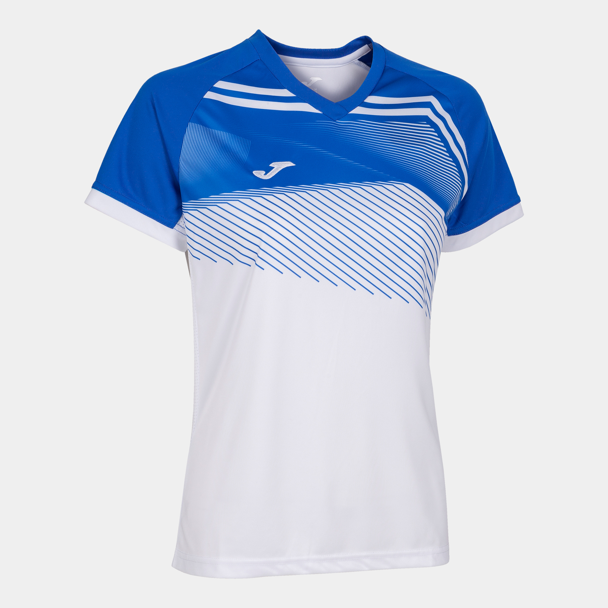 Camiseta Manga Corta Joma Supernova Ii Blanco Royal