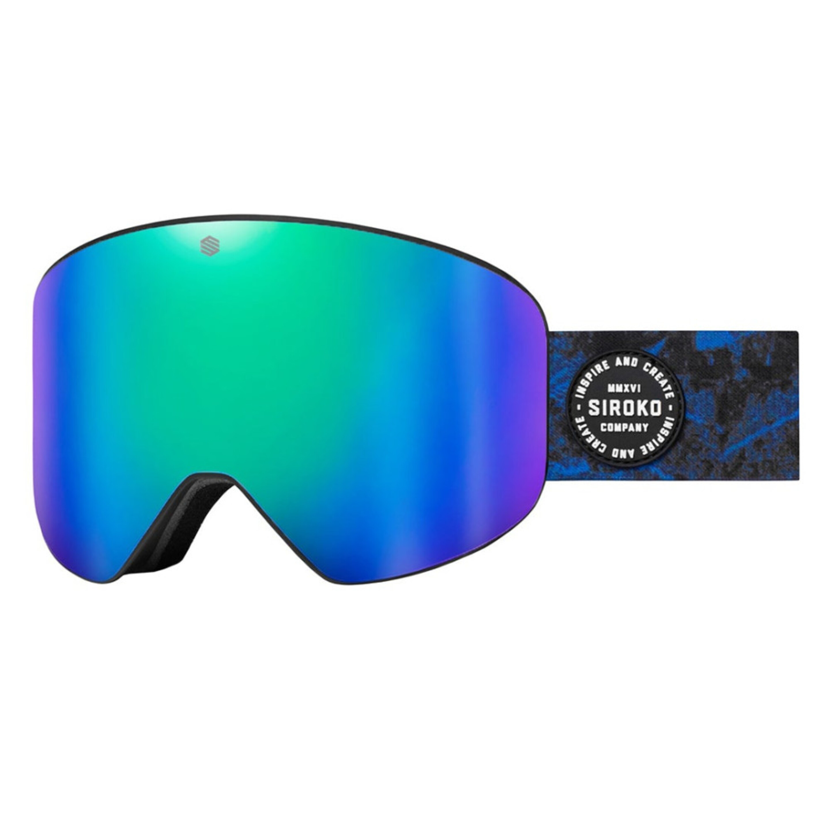Gafas De Sol Para Esquí/snow Siroko Gx Boardercross - negro-azul - 