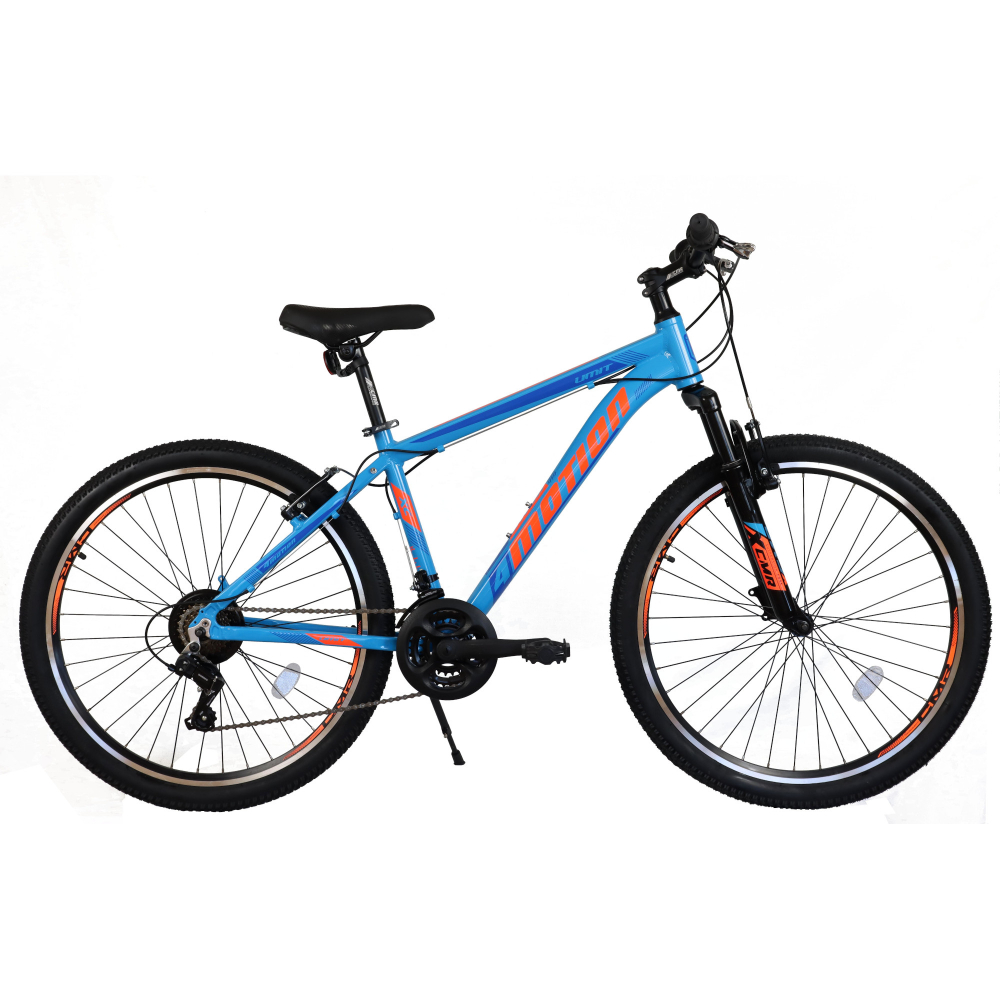 Umit Mountain Bike 26" 4motion 21 Velocidades Azul Laranja - azul - 