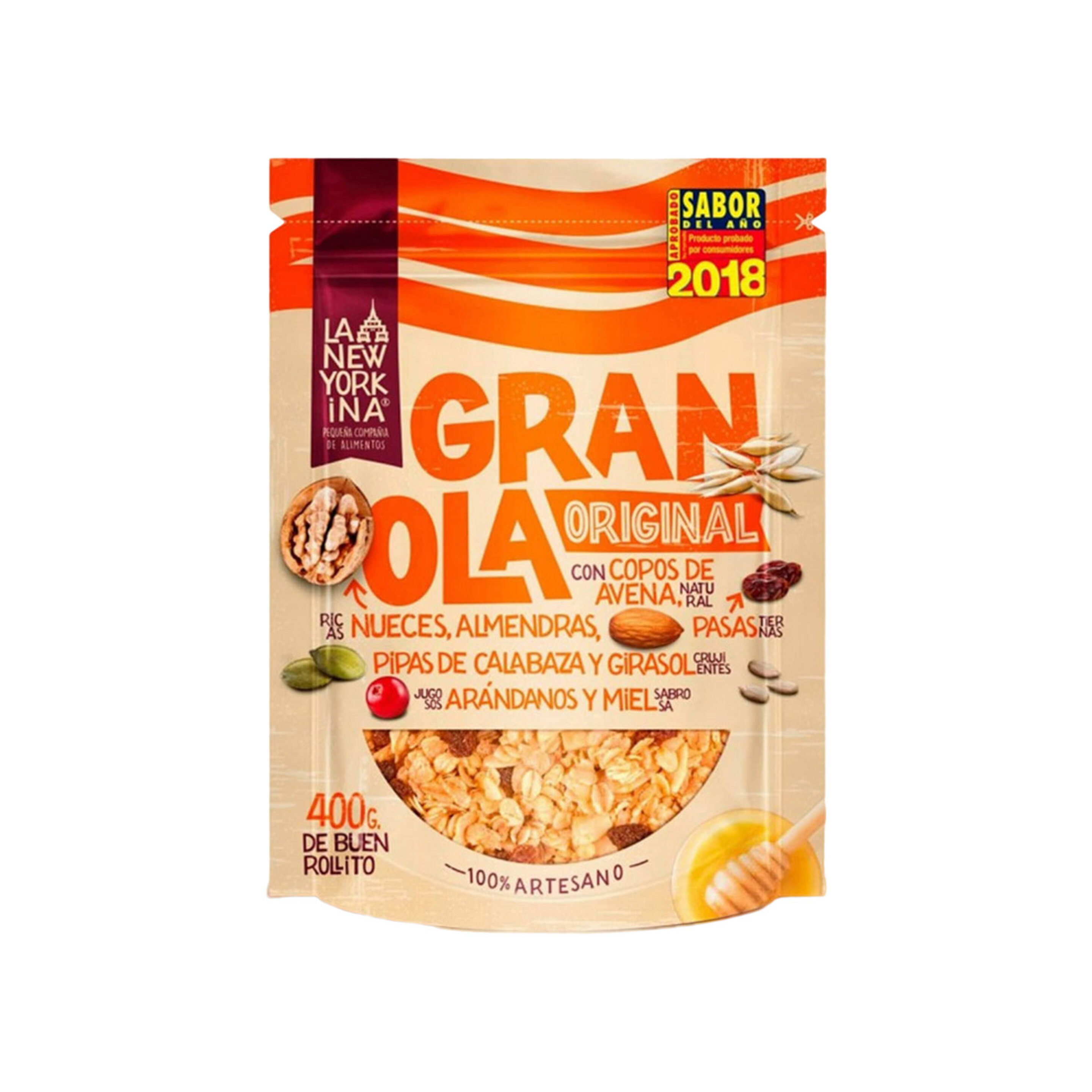 Granola Original La Newyorkina 400gr Miel