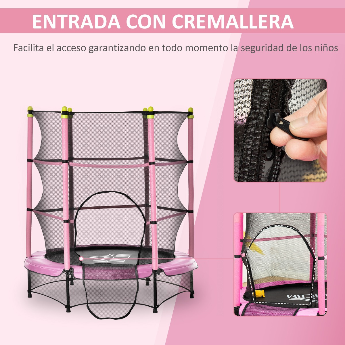 Trampolín Para Niños Homcom 342-008v01pk