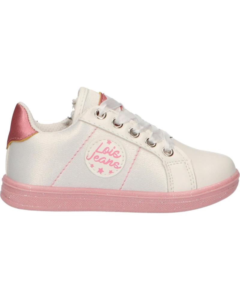 Zapatillas Deporte Lois Jeans 46093 - blanco-rosa - 