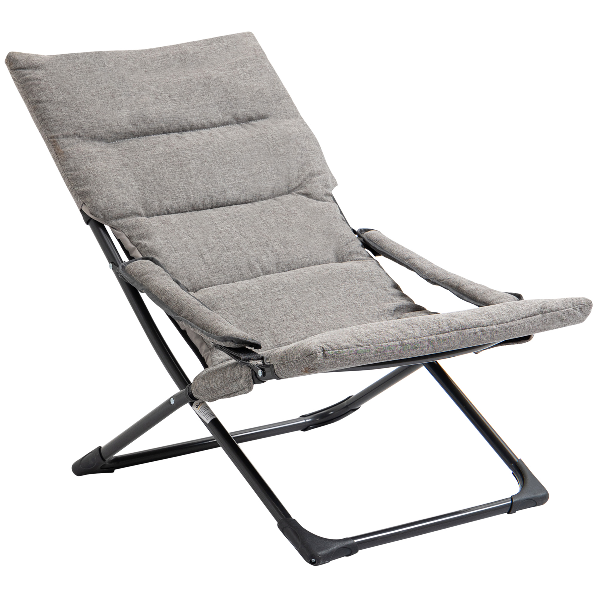 Silla Camping Plegable Outsunny 84b-775gy