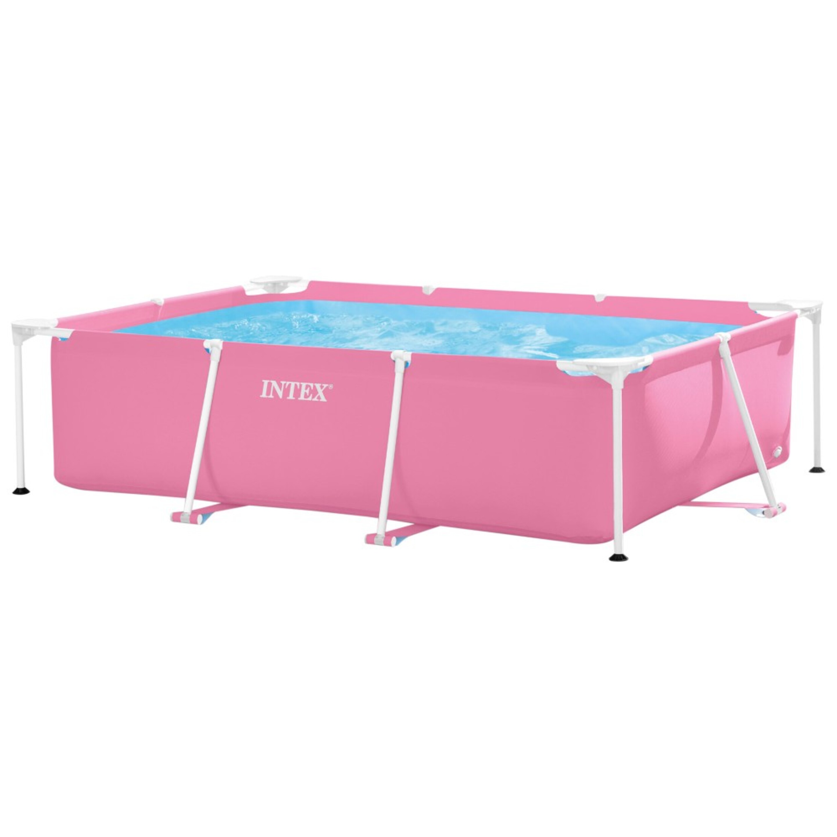 Piscina Retangular Desmontável Rosa 1.662 L Small Frame Intex