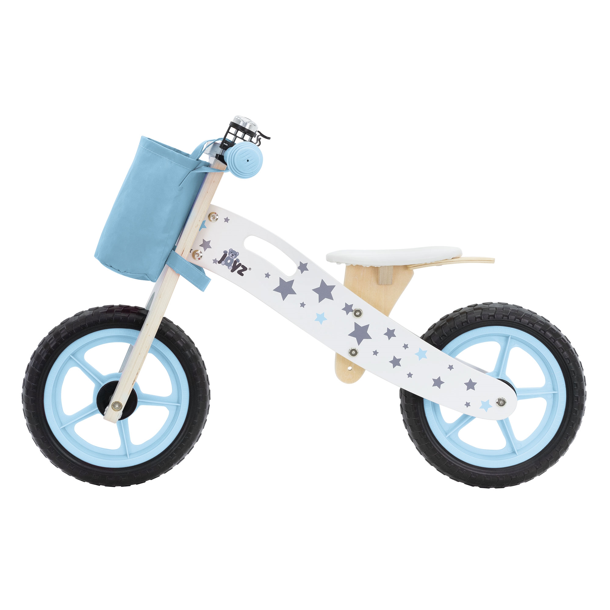 Bicicleta De Madera Joyz Para Niños A Partir De 2 Años Con Asiento Ajustable - Rueda De Correr Para Niños Azul  MKP